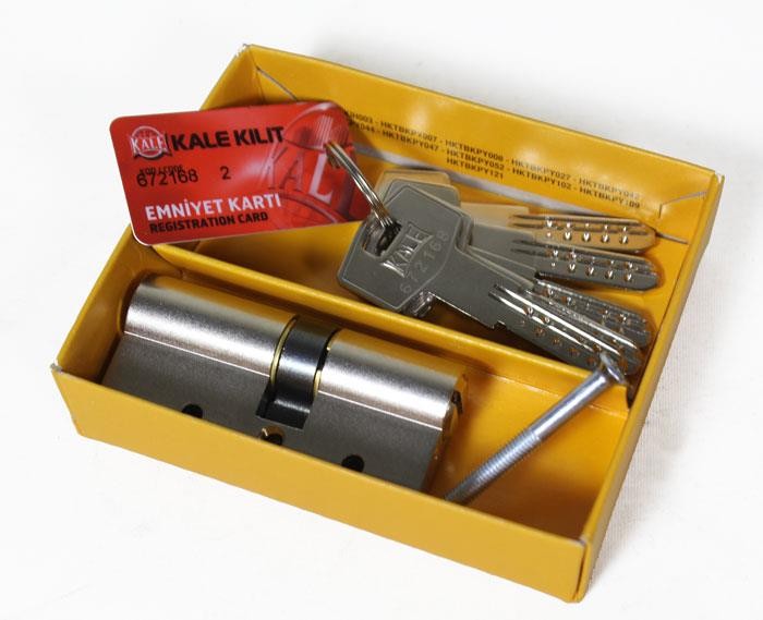 Kale 164 DBNE Bilyeli Emniyet Kartlı Bilyalı Silindir Barel Kilit 68 mm