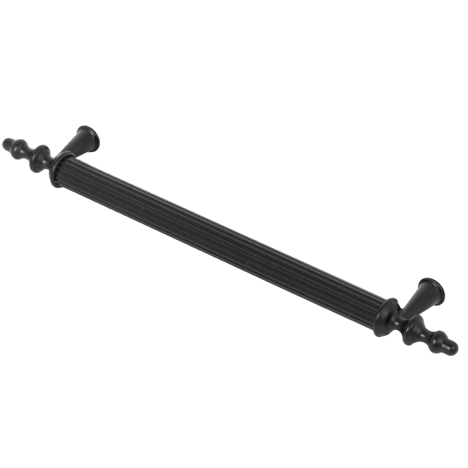Ovacık Mobilya Mutfak Çekmece Dolap Dolabı Kulpu Kulbu Siyah Metal Kulp (224 MM-22.4 CM) (4 ADET)