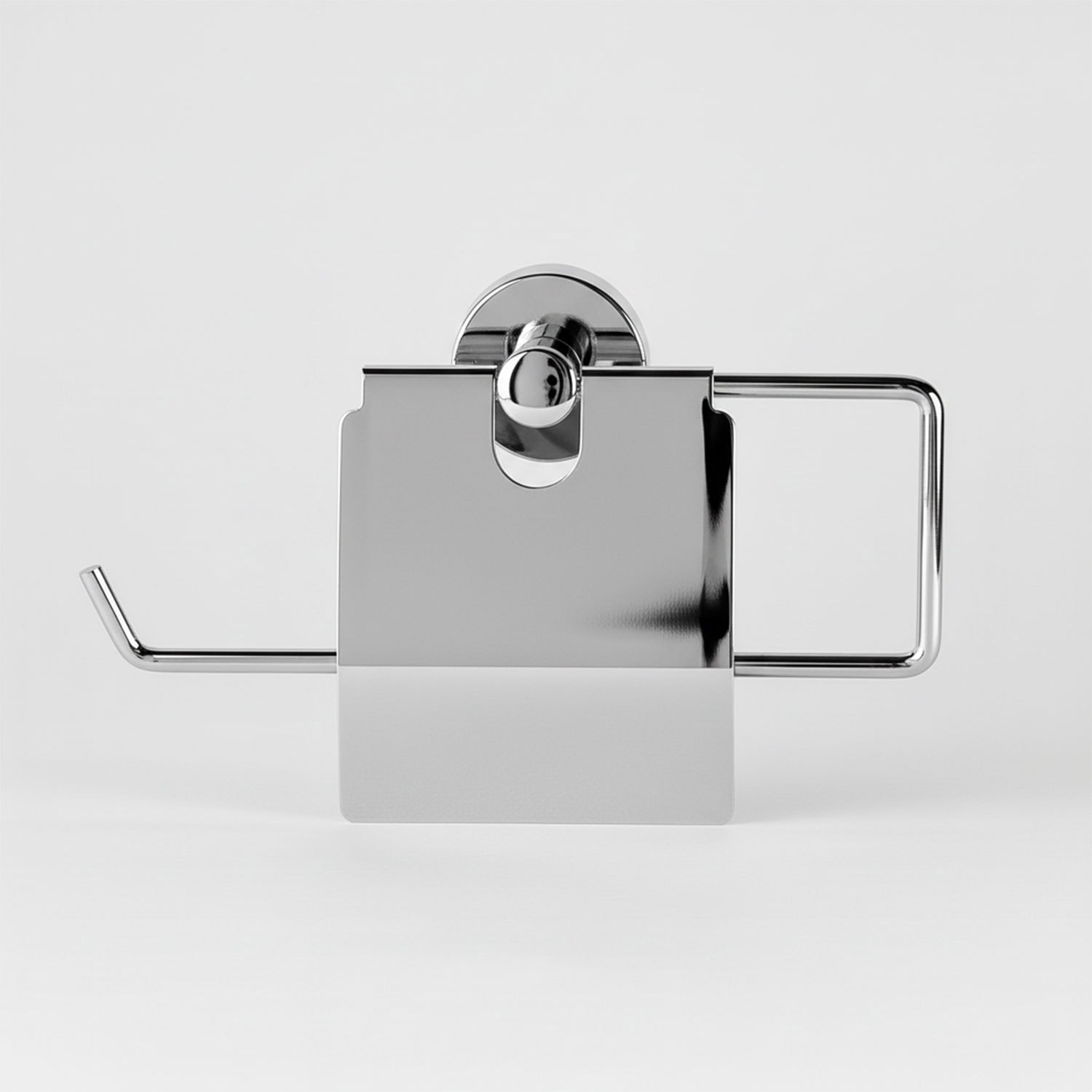 Kapalı Kağıt Havluluk Krom Gümüş Metal Duvara Monte Vidalı Banyo Tuvalet Mutfak Kağıt Havluluk 25 cm