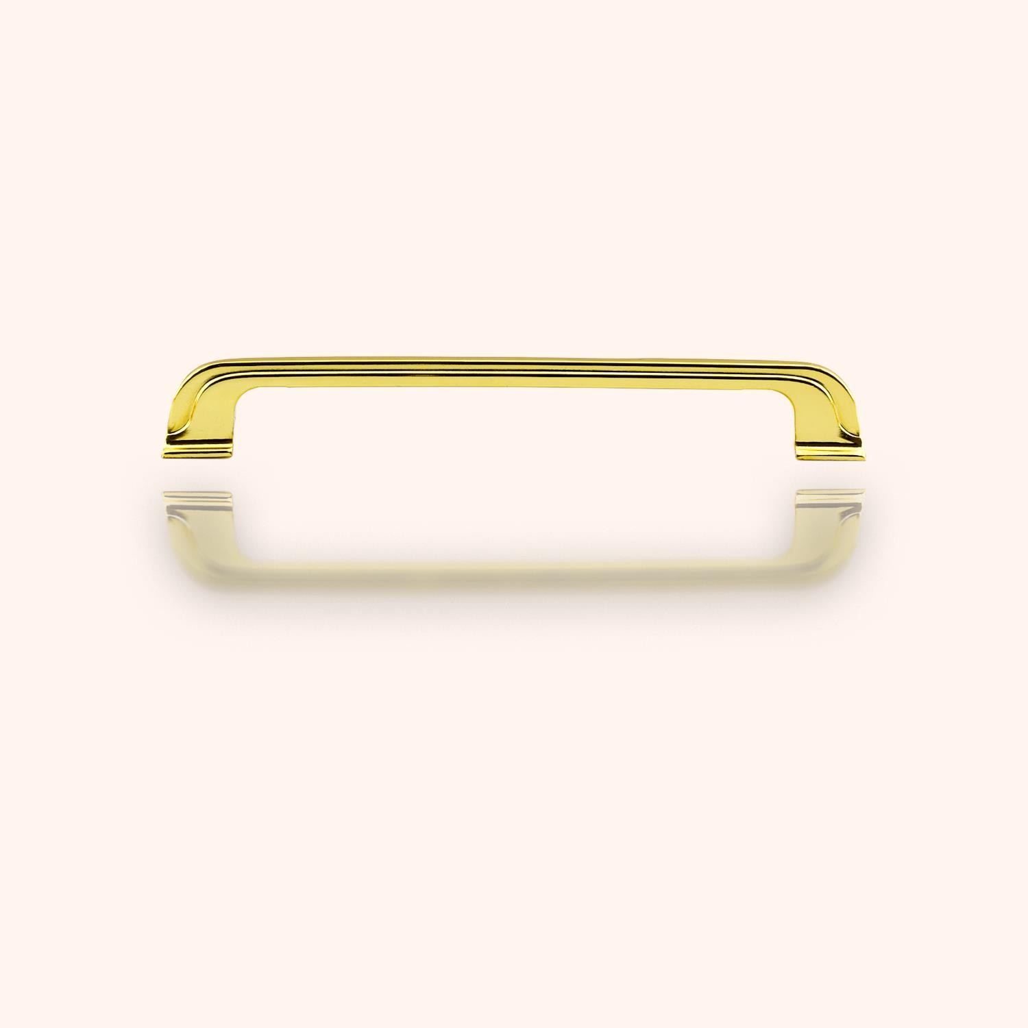 Mobilya Kulbu (10 Adet) Mutfak Dolabı Çekmece Dolap Kapak Kulpu Düz 160 Mm Gold Altın Metal Kulpları