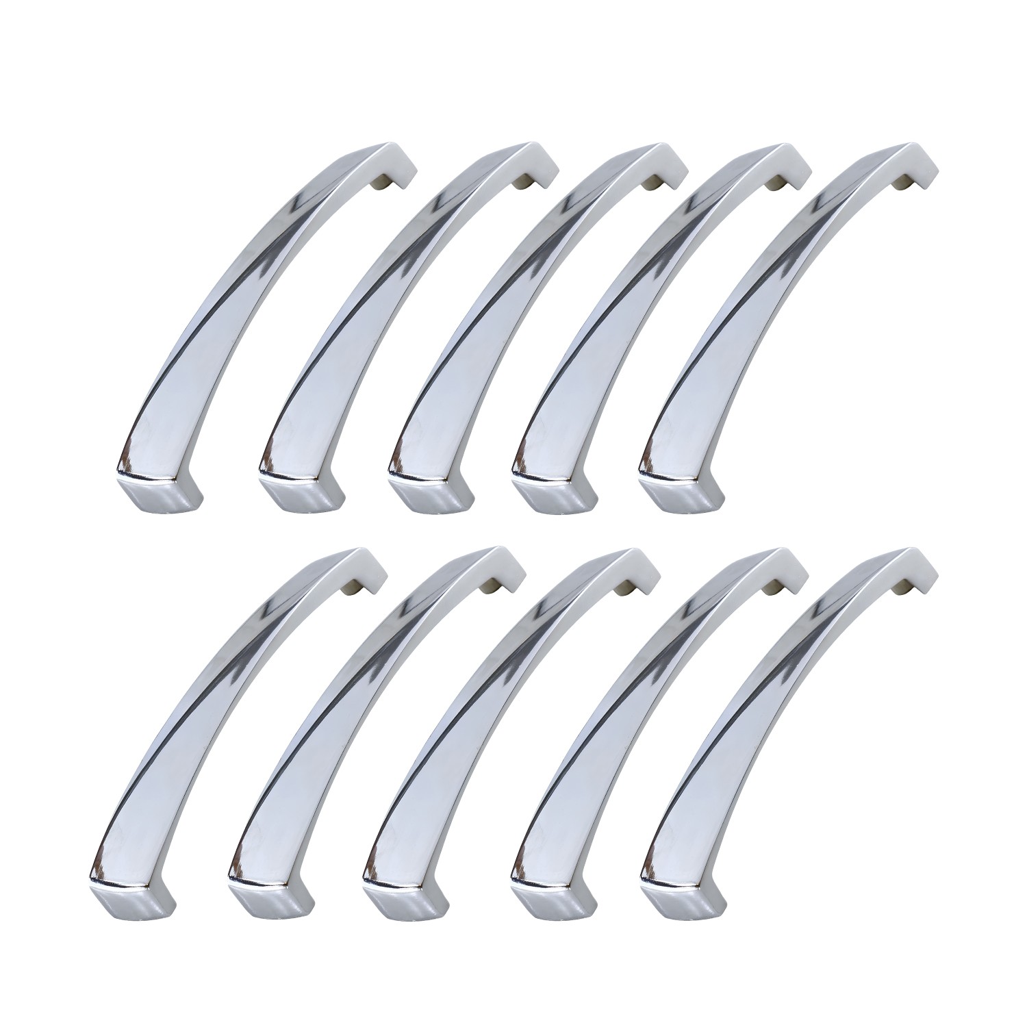 Motif 10 Adet Mobilya Mutfak Dolabı Çekmece Dolap Kapak Kulpları Kulbu Krom 96 MM 9.6 CM Metal Kulp