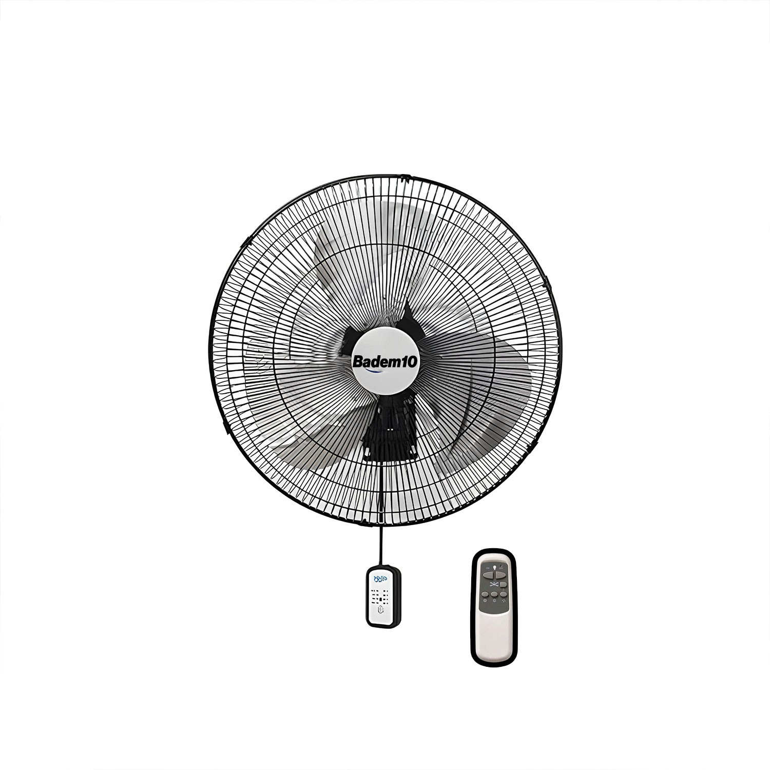 Sanayi Tipi Kumandalı 50 cm 130 W Duvar Vantilatörü Endüstriyel Sessiz Duvara Monte Fan