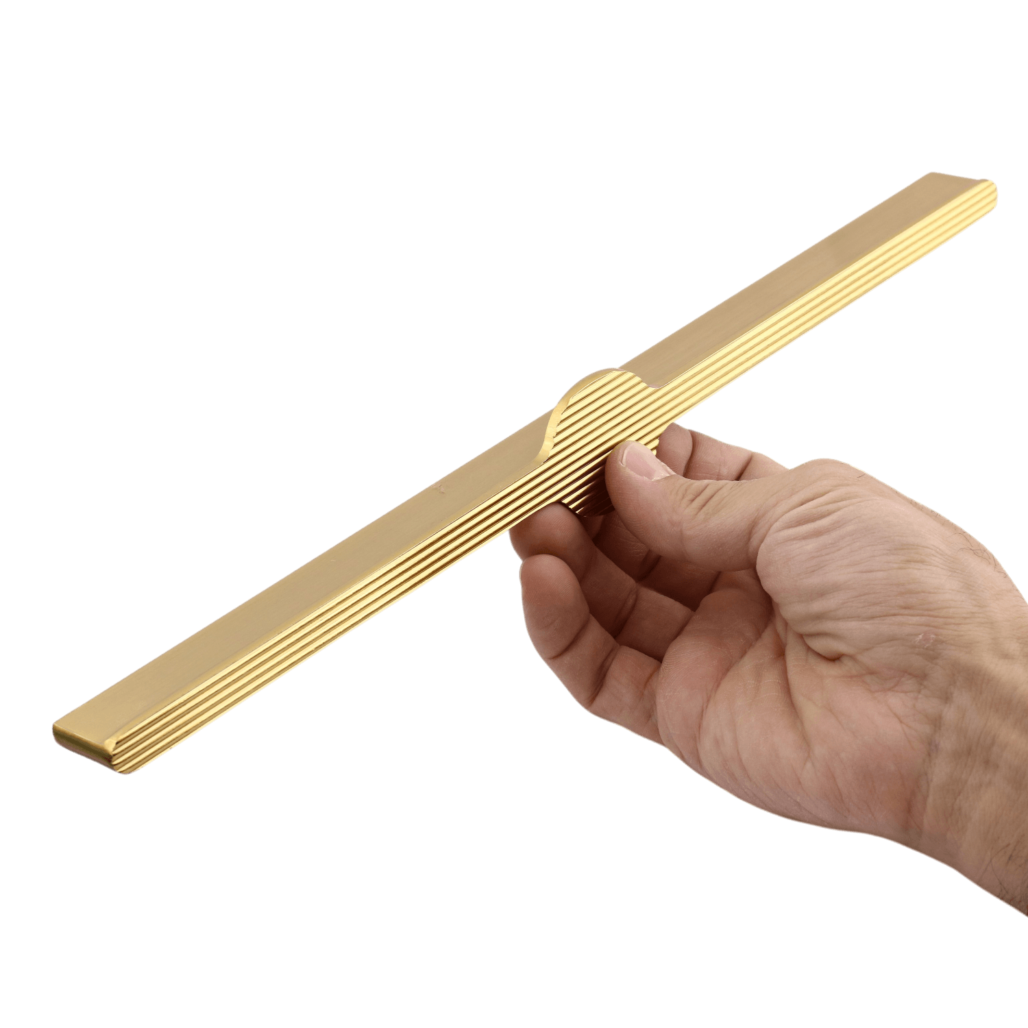 Saral Çizgili Mat Altın Metal Kulp 512 mm 51.2 cm Mobilya Çekmece Mutfak Dolabı Dolap Kapak Kulplar