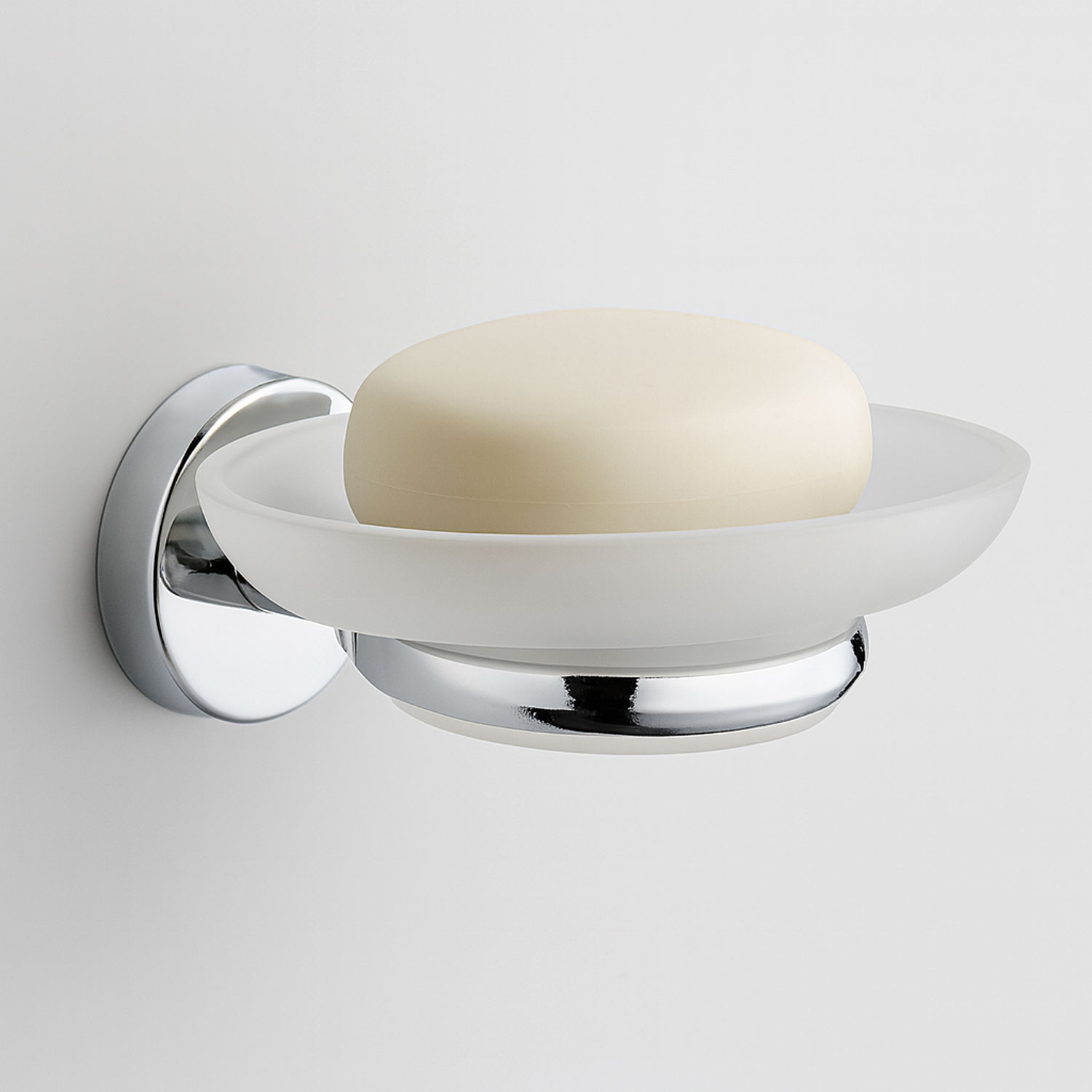 Krom Duvar Tipi Sabunluk Banyo Tuvalet Mutfak İçin Şık Metal Modern ve Dayanıklı Tasarım Aksesuar