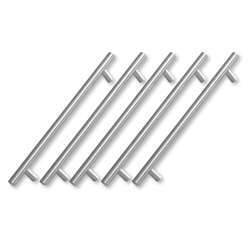 RoseMary 5 ADET İnox Metal Kulp 192 mm ( 19.2 cm ) Mobilya Mutfak Çekmece Dolap Kapak Kulpu Kulbu