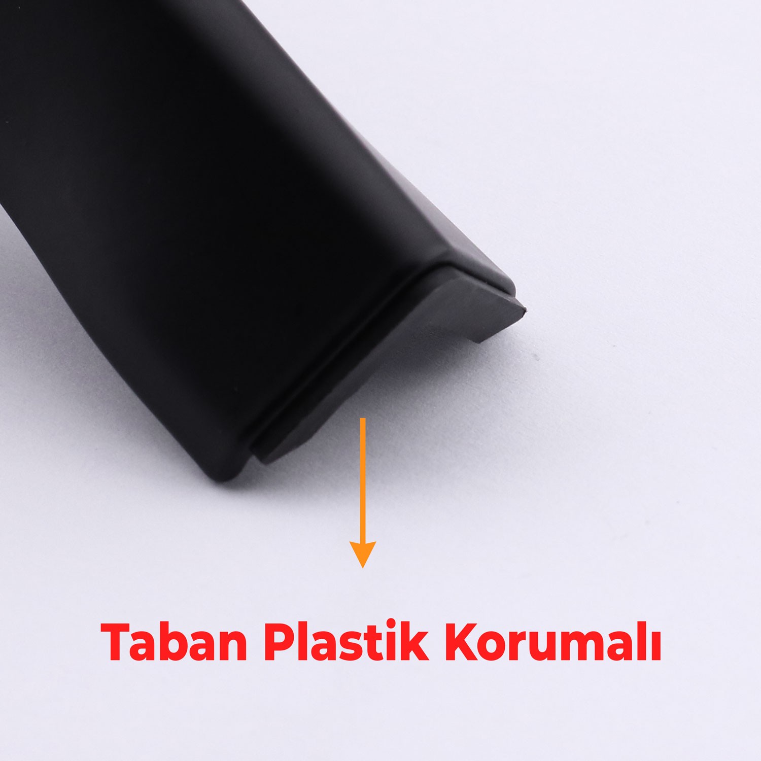 Kesit 14 cm Siyah Metal Mobilya Ayağı Ayakları Ünite Baza Koltuk Kanepe Sehpa Masa Tabure Siyah