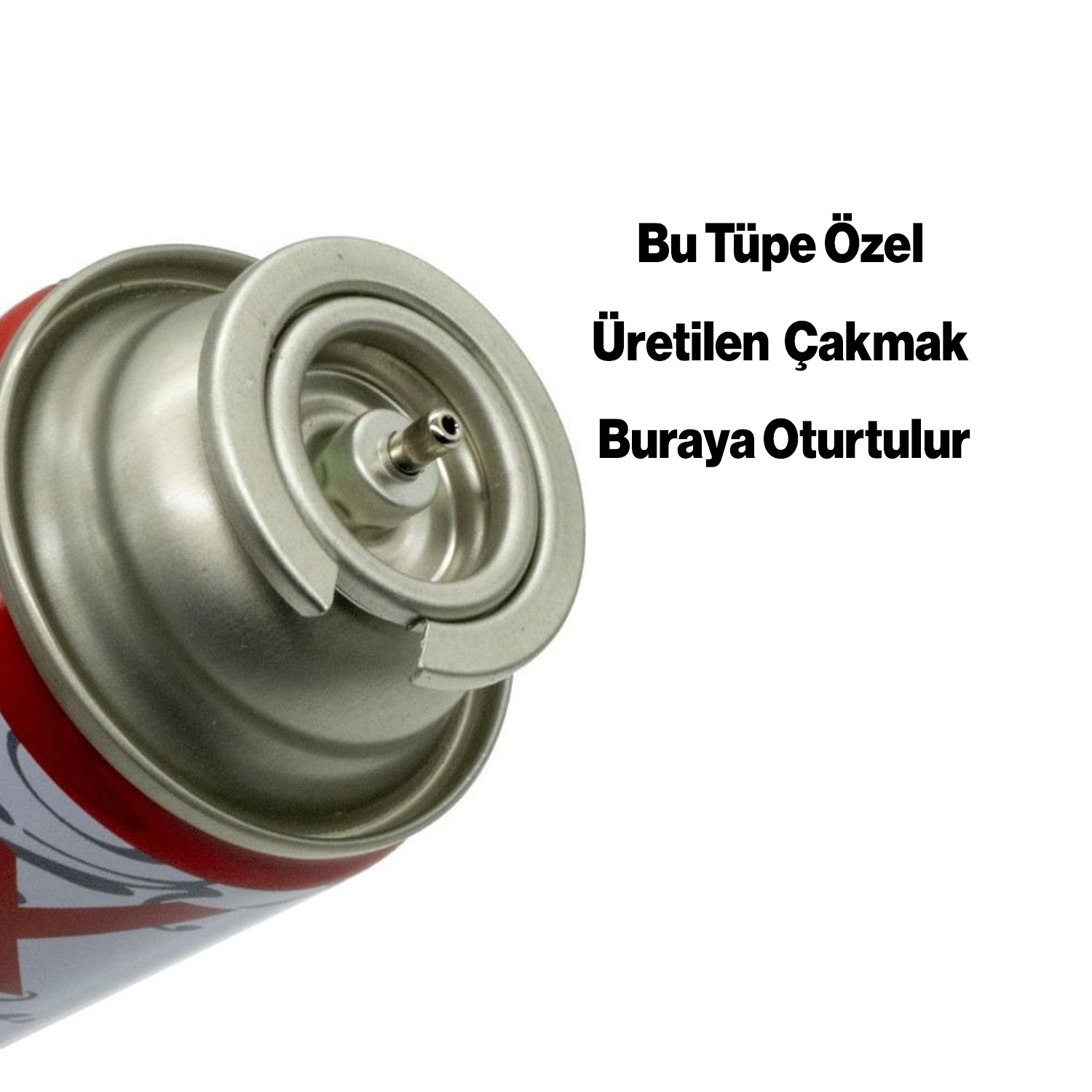 Kamp Gazı (10 Adet) Bütan Propan Tüpü Portatif Ocak Kartuşu Tek kullanımlık Pürmüz Yedeği 227 gr