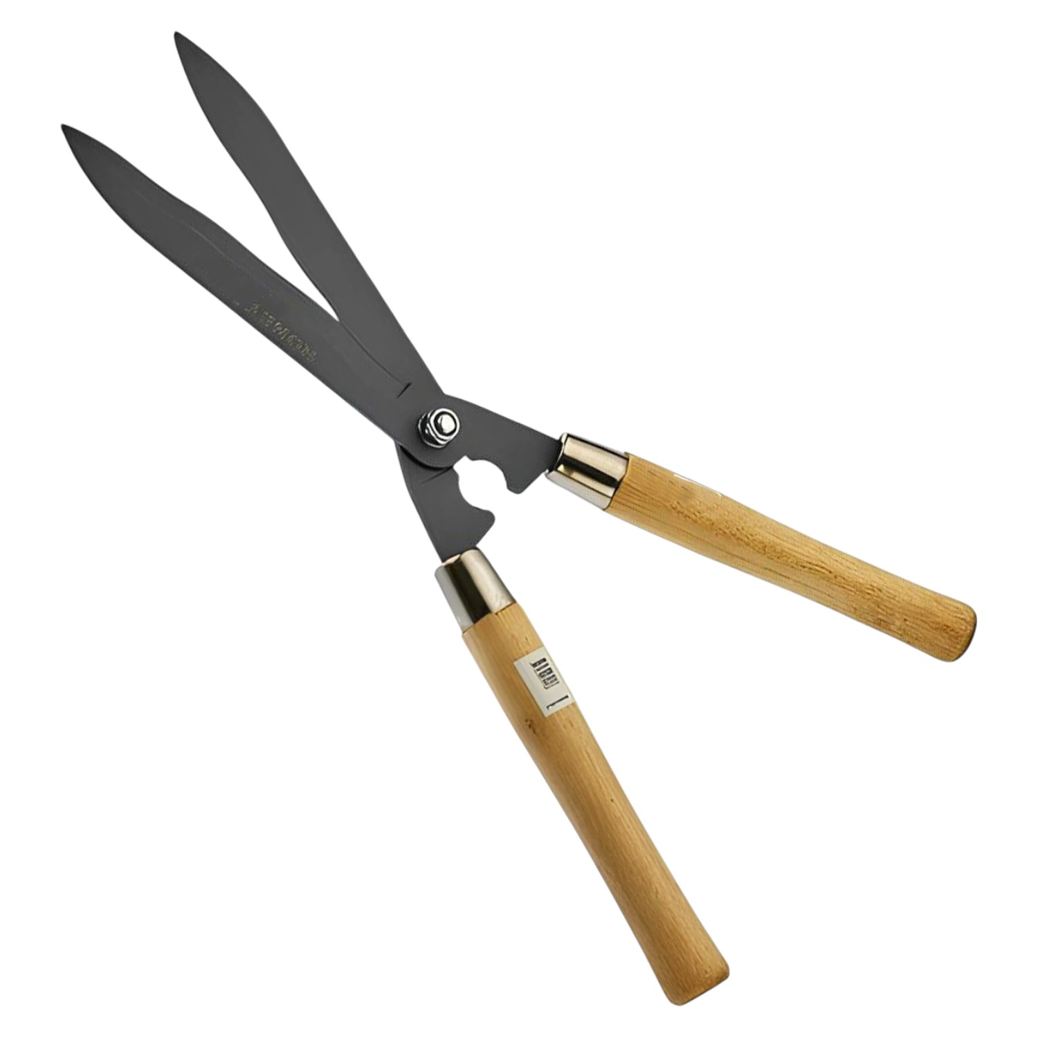 Eğri Çim Budama Makası Çalı Çimen Biçme Kesme Makas 50 cm Keskin Metal Bıçkı 1 Adet