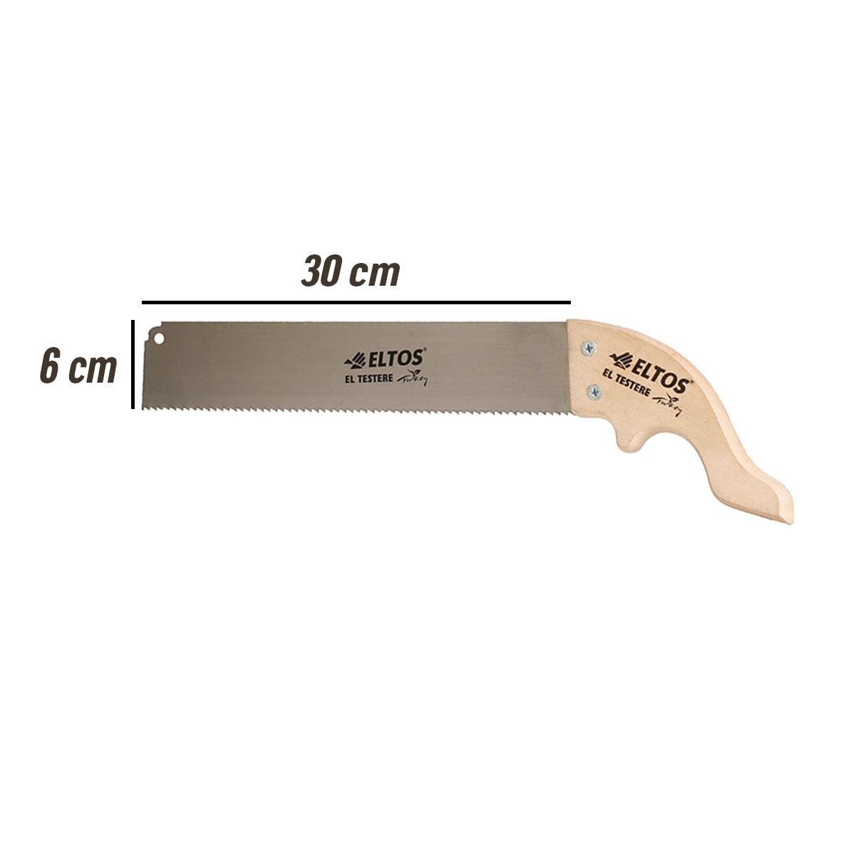 Eltos El Testeresi Ağaç Ahşap Kesme Testere 30 cm