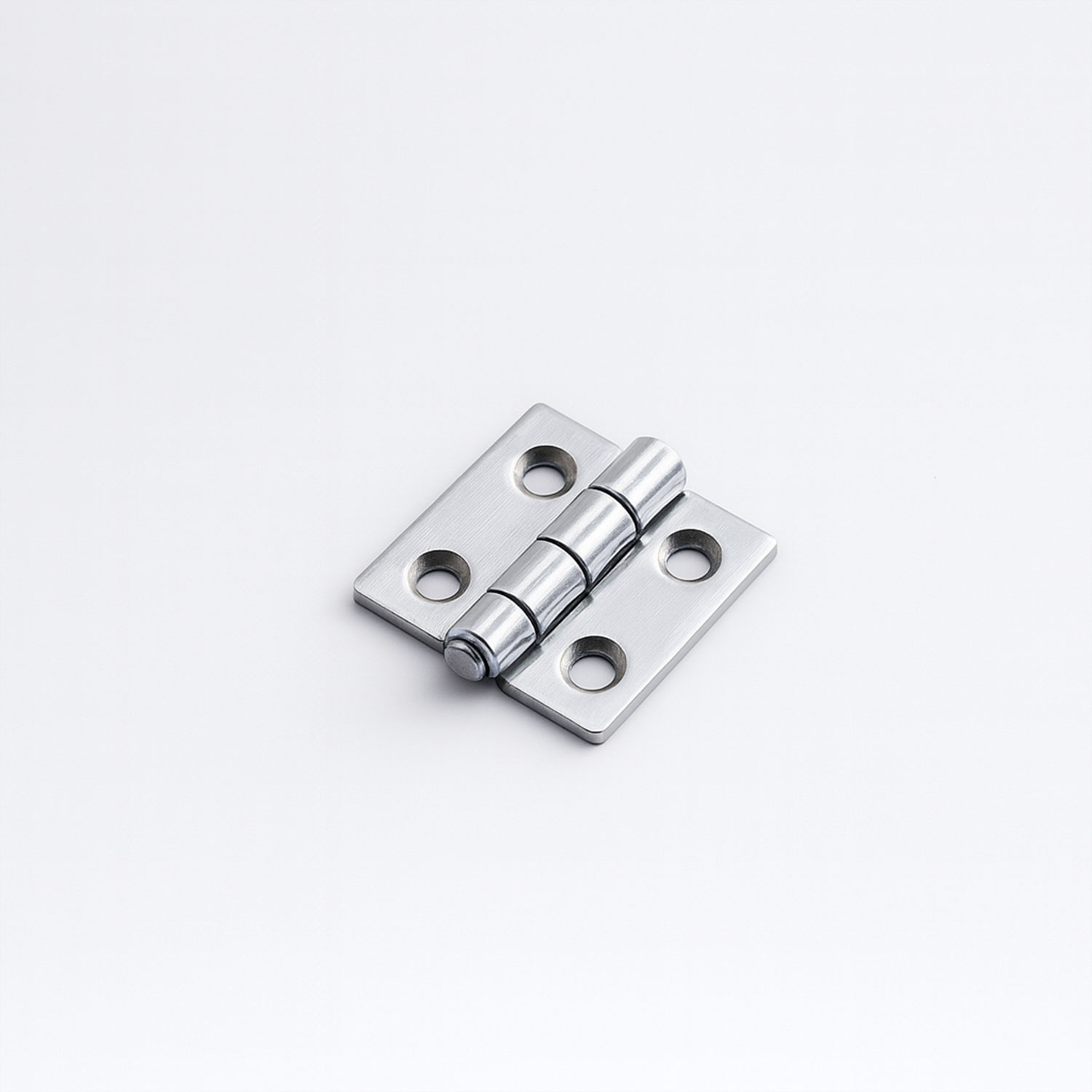 Yaprak Menteşe Metal Gümüş 30x30 mm 2 Adet Set İnce Dolap Mobilya Kapak Menteşe Bağlantı Kapı