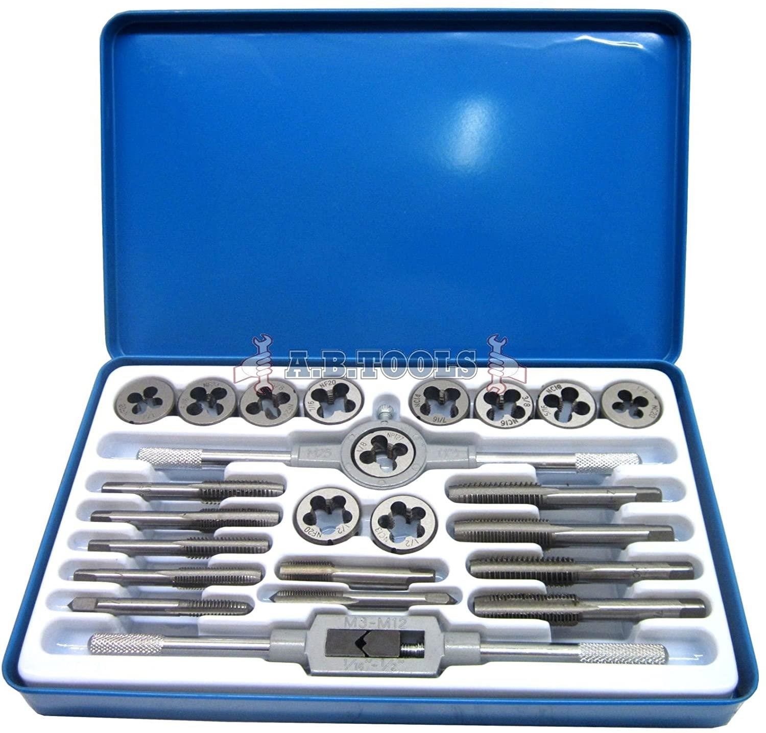 Nt Tools Pafta Kılavuz Seti Yiv Diş Açma Takımı NTKT02 (24 PARÇA)