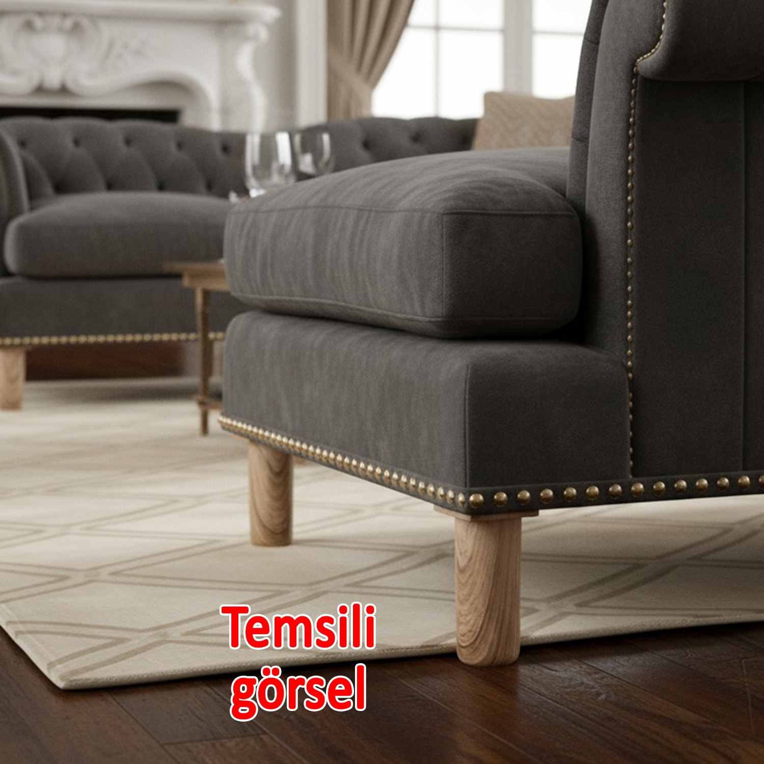 (4 Adet) Plastik Liva Doğal Meşe 15 cm Ayak Mobilya Kanepe Koltuk Baza Yükseltme Ayağı Ayakları