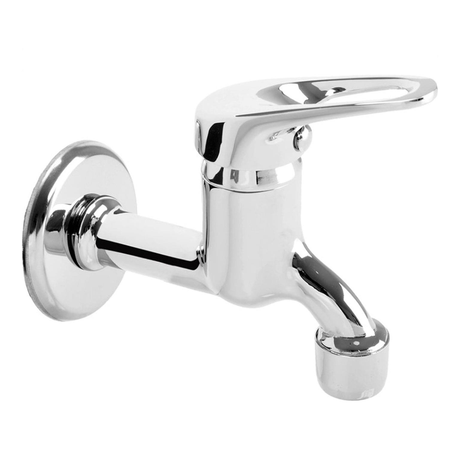 Kısa Tuvalet Bahçe Çeşme Balkon Lavabo Musluğu 25 mm 11 cm