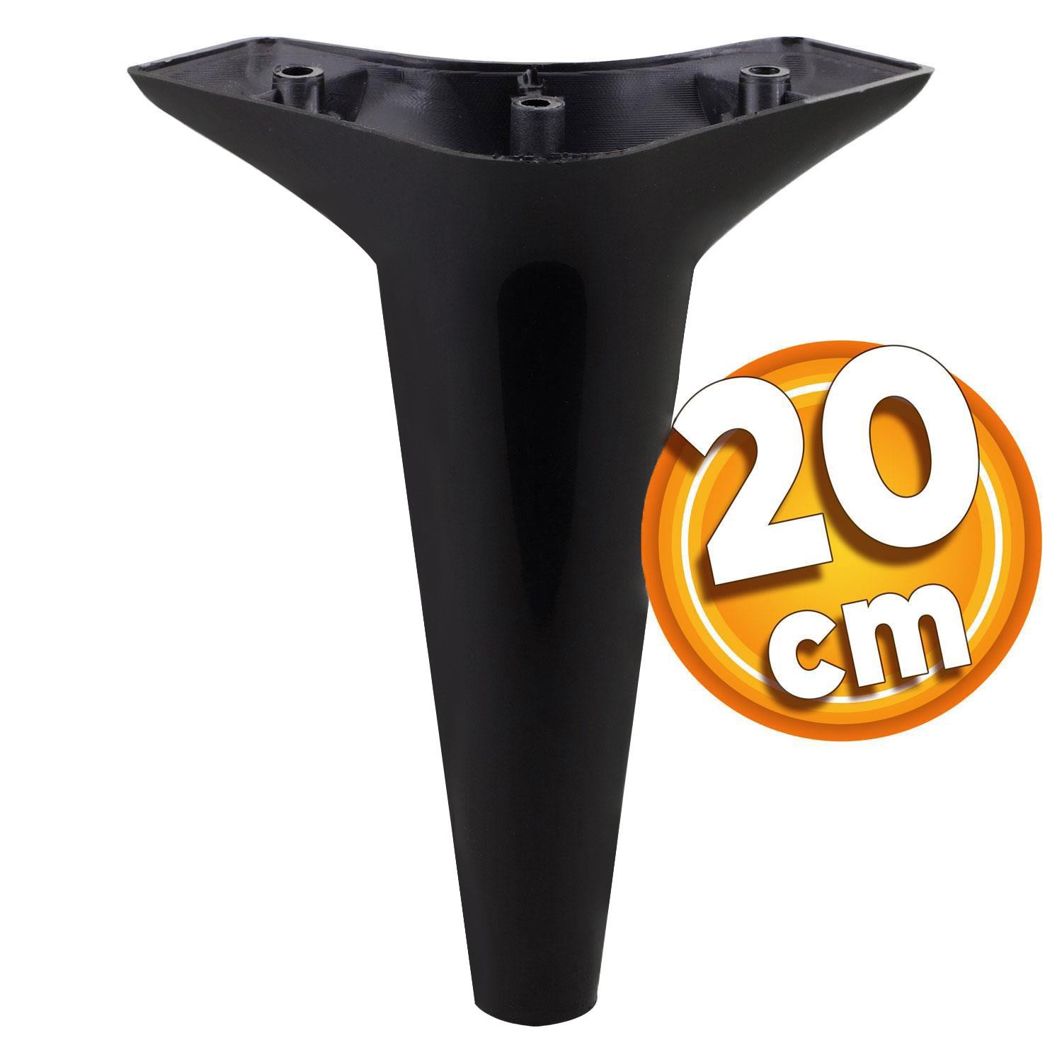 Aspen Lüks Mobilya Kanepe Koltuk Tv Ünitesi Konsol Ayağı Ayakları 20 Cm Siyah Ayak 4 Adet