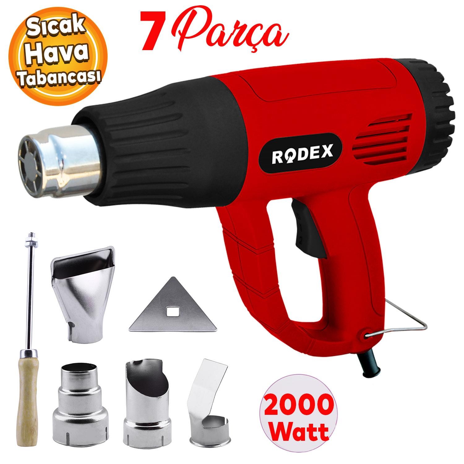 Rodex RDX303A Sıcak Hava Tabancası 2 Kademeli 2000W