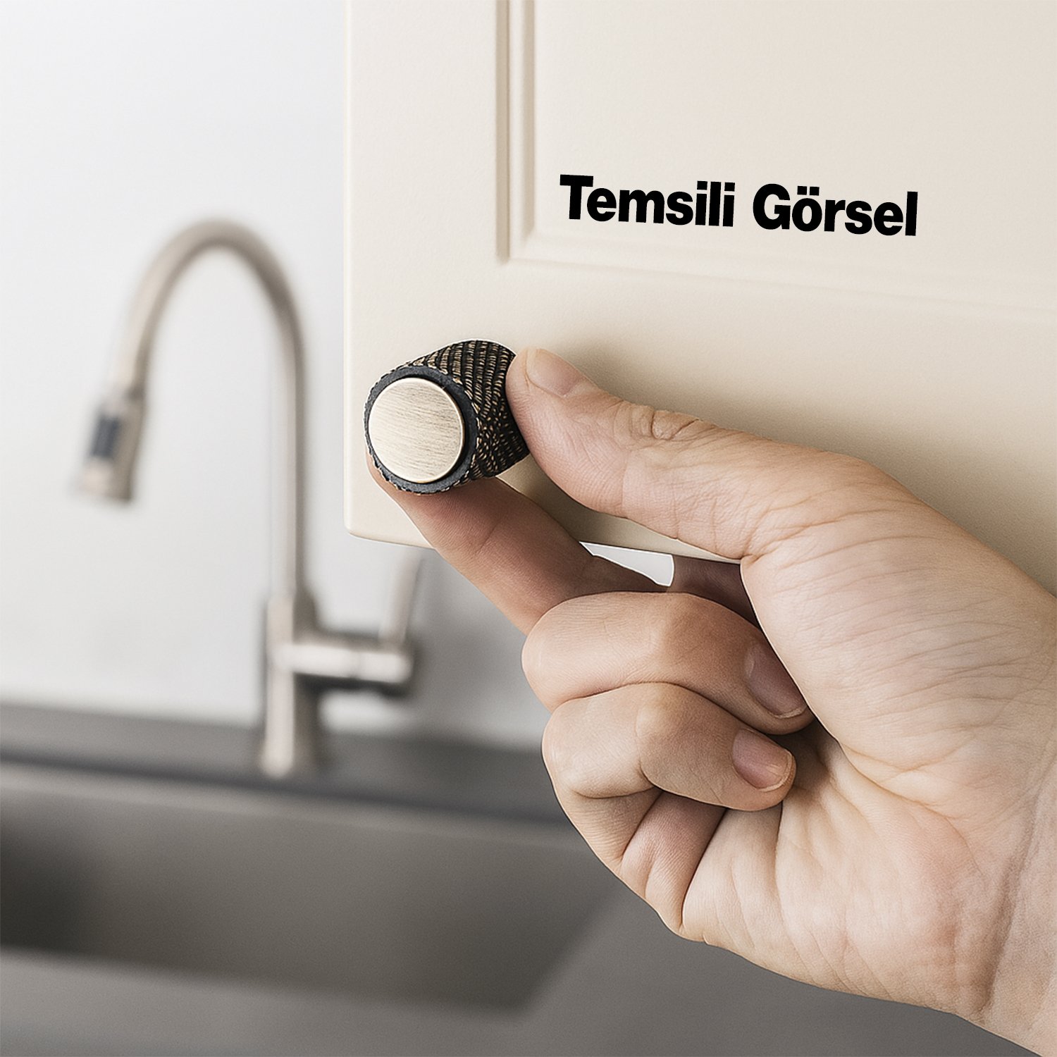 Tek Vidalı Çizgili Düğme Metal Kulp Antik Sarı Çekmece Mobilya Mutfak Dolabı Dolap Kulbu Kulpları