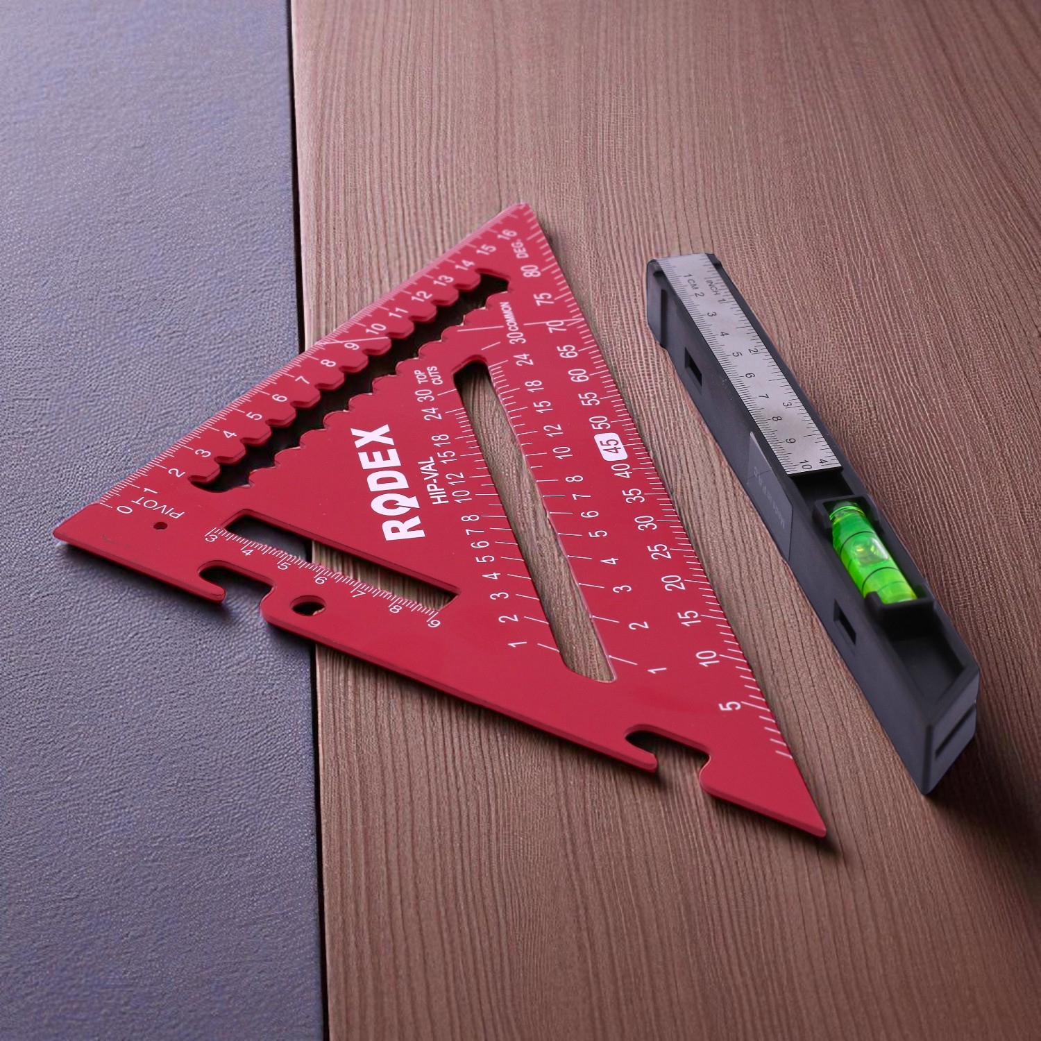 170 mm 17 cm Alüminyum Üçgen Cetvel Marangoz Gönye Metal Gövde Açılı Ölçüm Ahşap Hassas Gönye