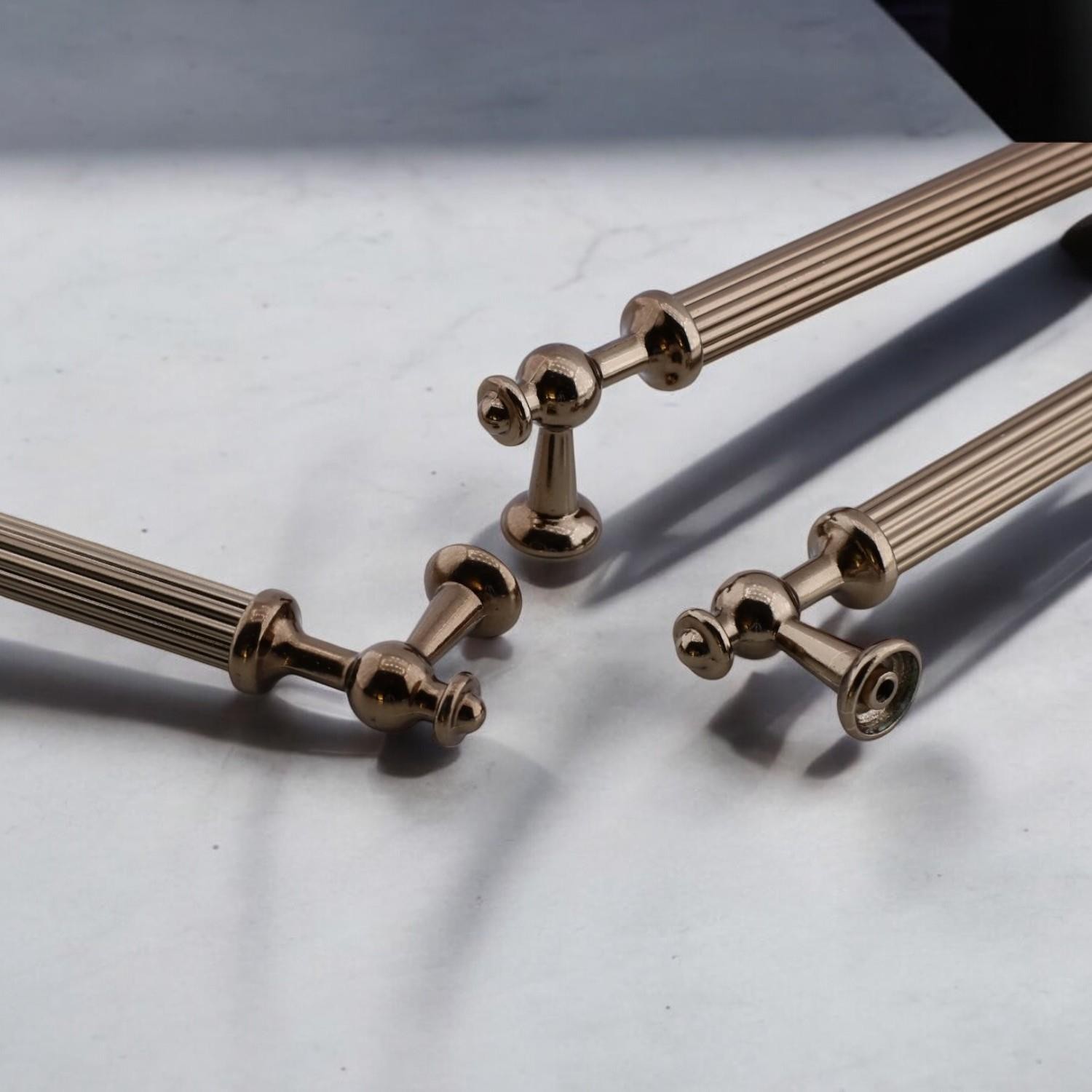 Nesil Çizgili Bronz Metal Kulp 160 mm Mobilya Çekmece Mutfak Dolabı Dolap Kulpları Kulpu Kulpları