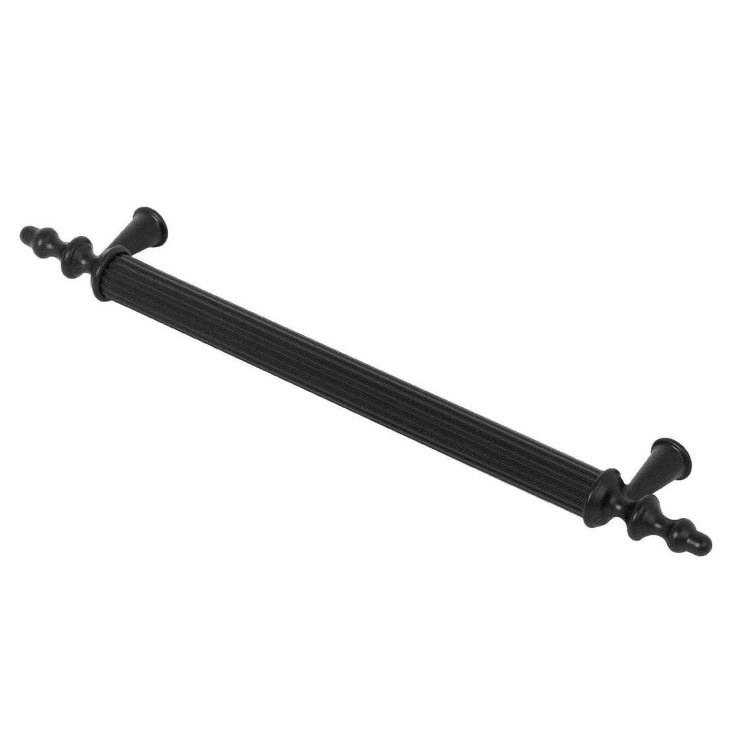 Polavit 128 Mm (SERT PLASTİK) Siyah Mobilya Çekmece Mutfak Dolap Dolabı Kulpu Kulbu Kulpları 5 Adet