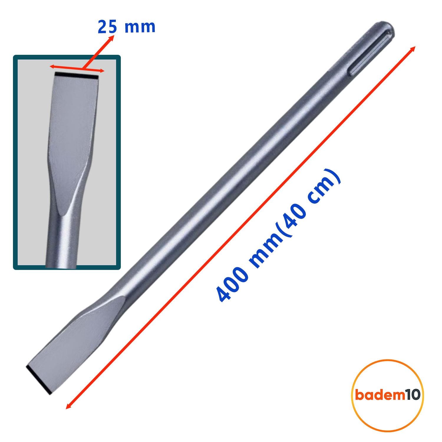 Master Sds Max Geniş Ağızlı Keski 18 mm x 400 mm x 25 mm