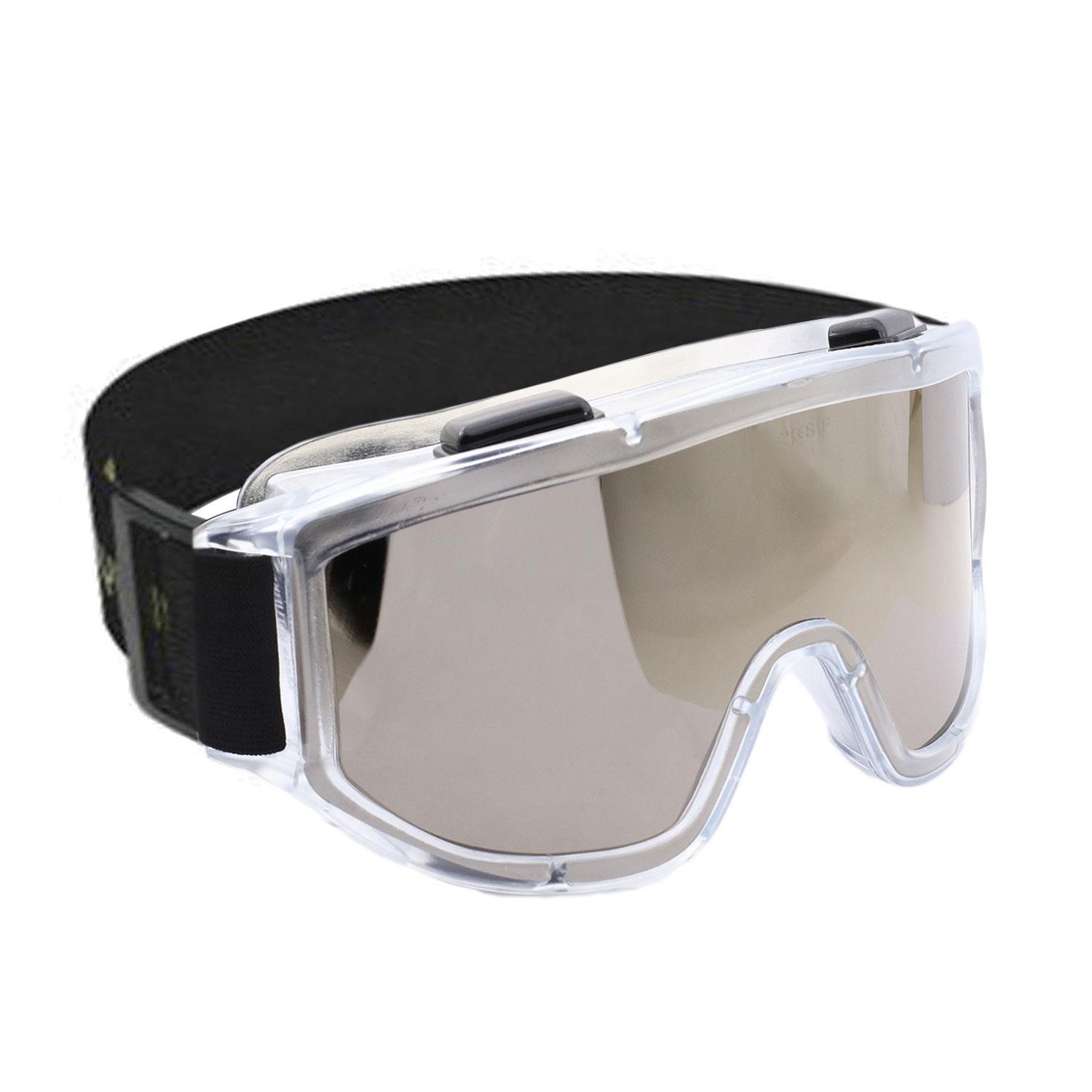 İş Güvenlik Gözlüğü Antifog Buğulanmaz Koruyucu Gözlük Ventilli S550 Gümüş