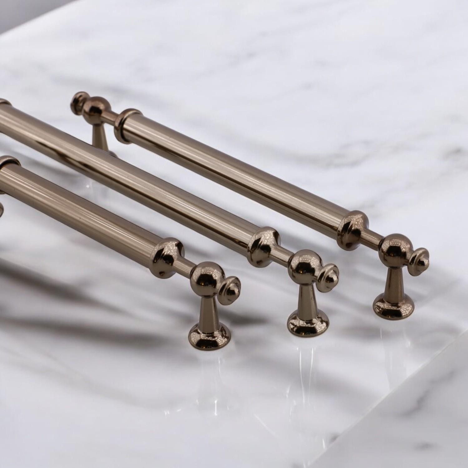 Nesil Bronz Metal Kulp 192 mm- 19.2 cm Mobilya Çekmece Mutfak Dolabı Dolap Kulpları Kulbu Kulpu