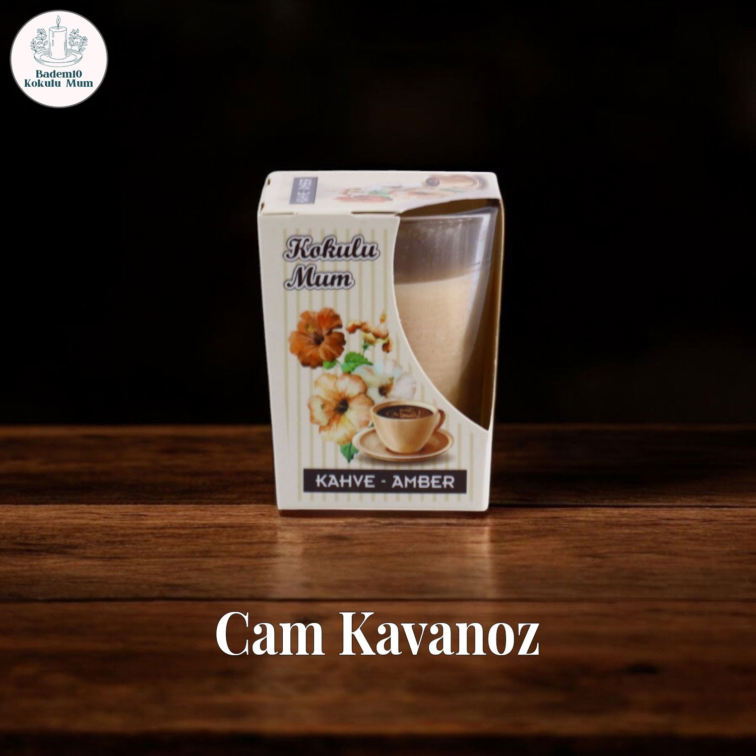 Kokulu Mum Dekoratif Mini Cam Kavanoz Bardak Mumluk Kandil Hediyelik Kahve Amber Kokulu Mumlar