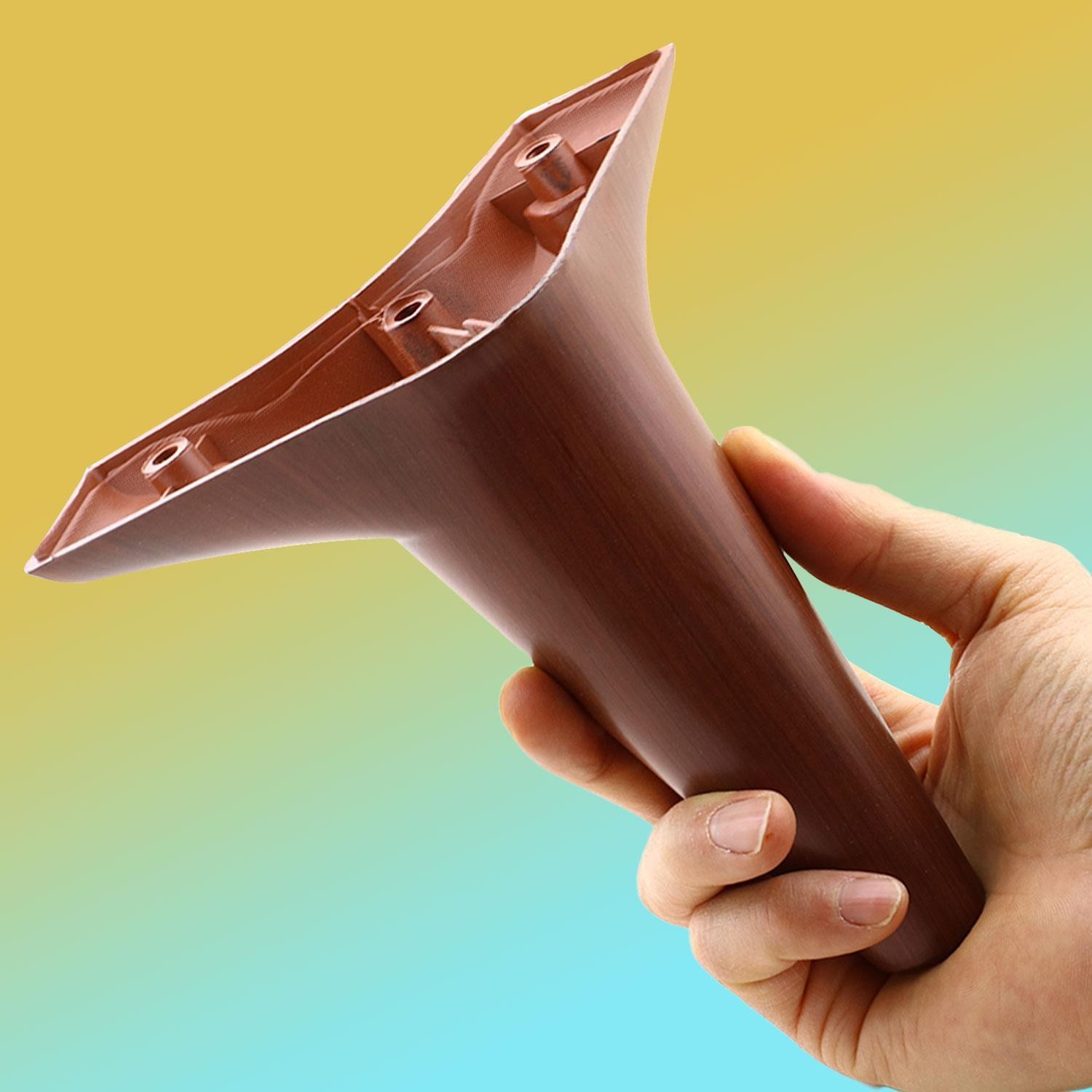 Aspen Lüks Mobilya Kanepe Koltuk Tv Ünitesi Baza Ayağı Ayakları 15 Cm Ahşap Desenli Ayak (4 ADET)