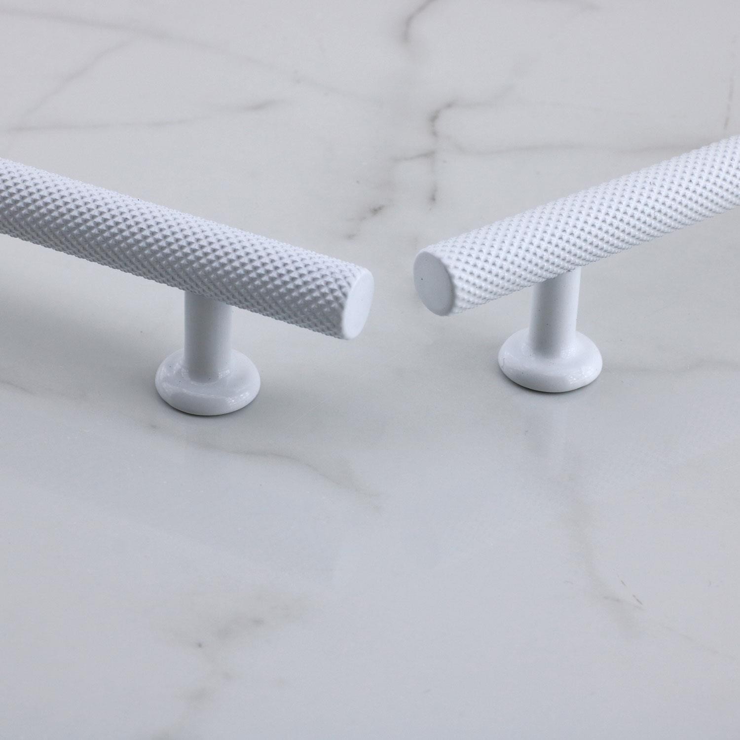 Doruk Beyaz Metal Kulp 192 mm - 19.2 cm Mobilya Çekmece Mutfak Dolabı Dolap Kulpları Kulbu Kulpu