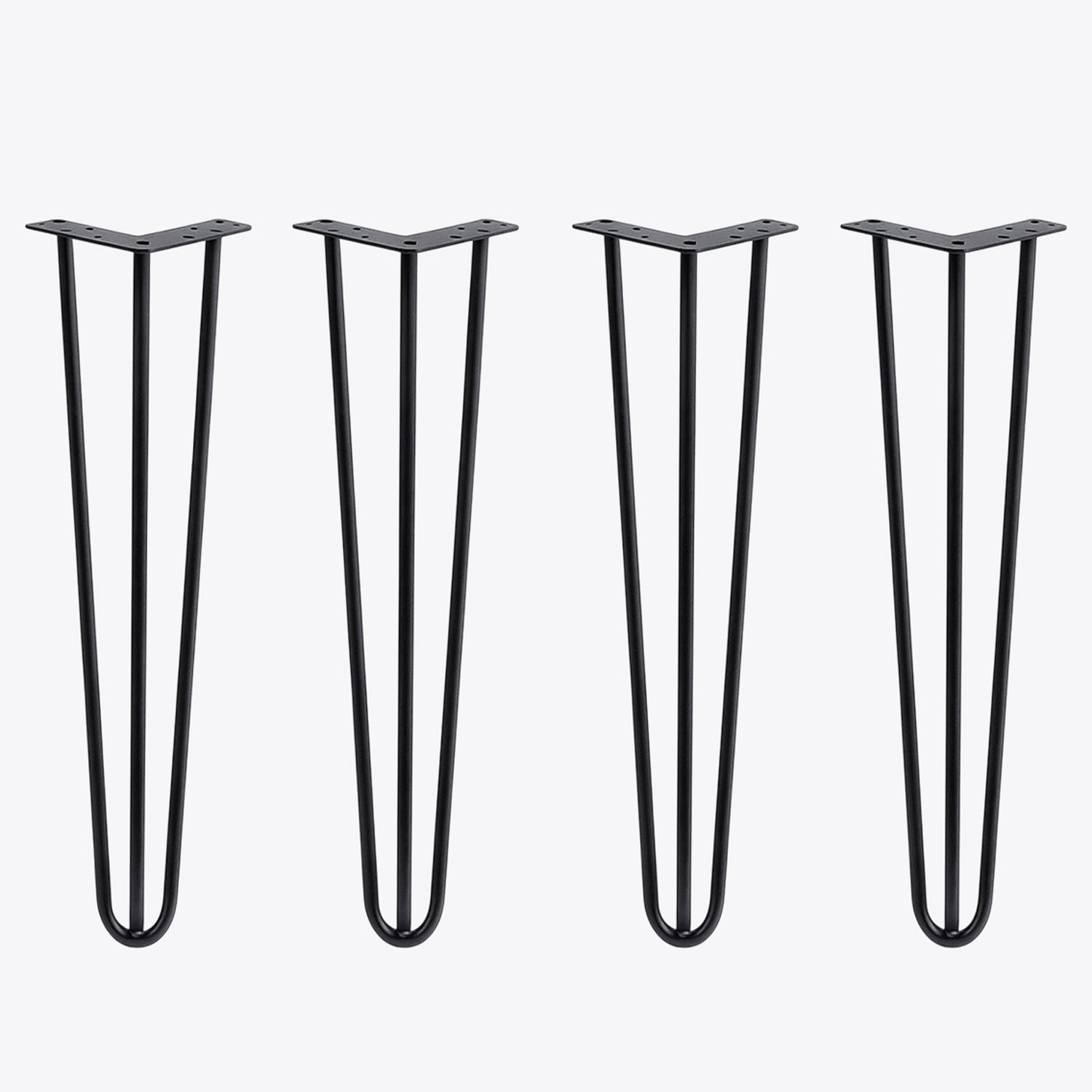 Martı Siyah Metal Sehpa Masa Ayağı 71 cm 4’lü Set Dayanıklı Mobilya Destek Ayağı Yükseltici Model