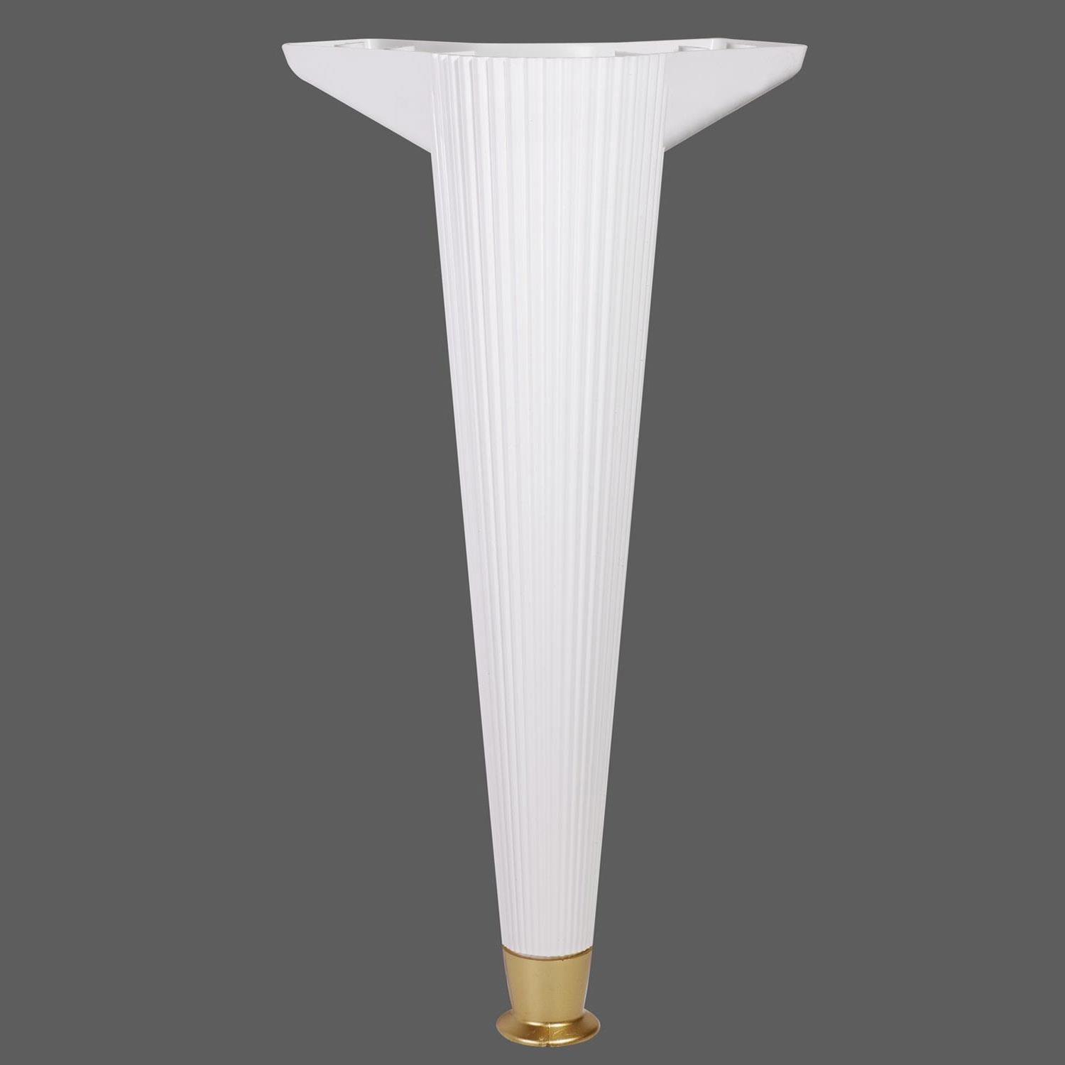 Nobel Nefes Masa Ayağı Plastik Beyaz Altın Ayak 40 Cm (4 ADET)