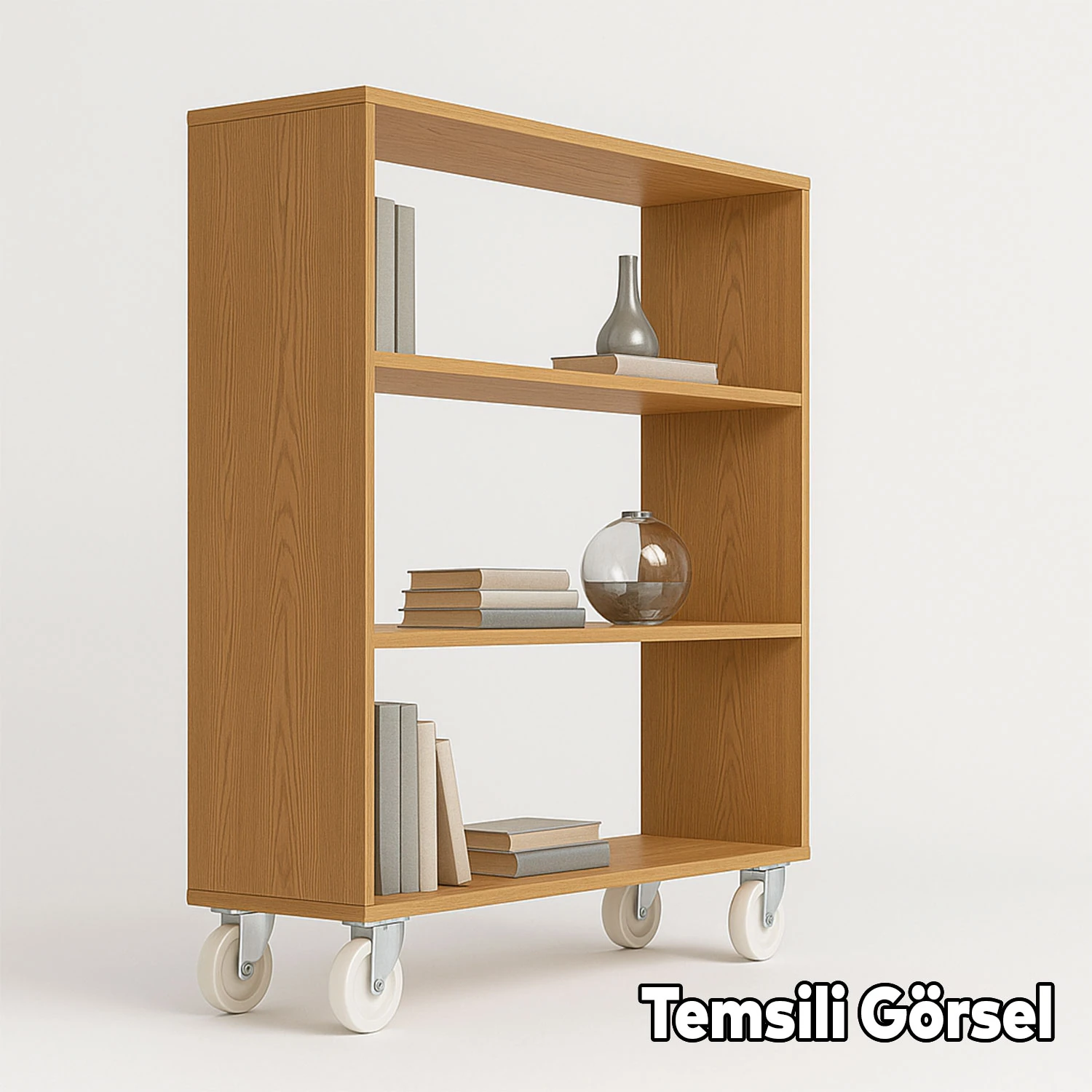 Döner Tablalı 125" Kemik Teker Vidali Kolay Montajlı Sessiz Dayanıklı Mobilya Sehpa Tekerleği