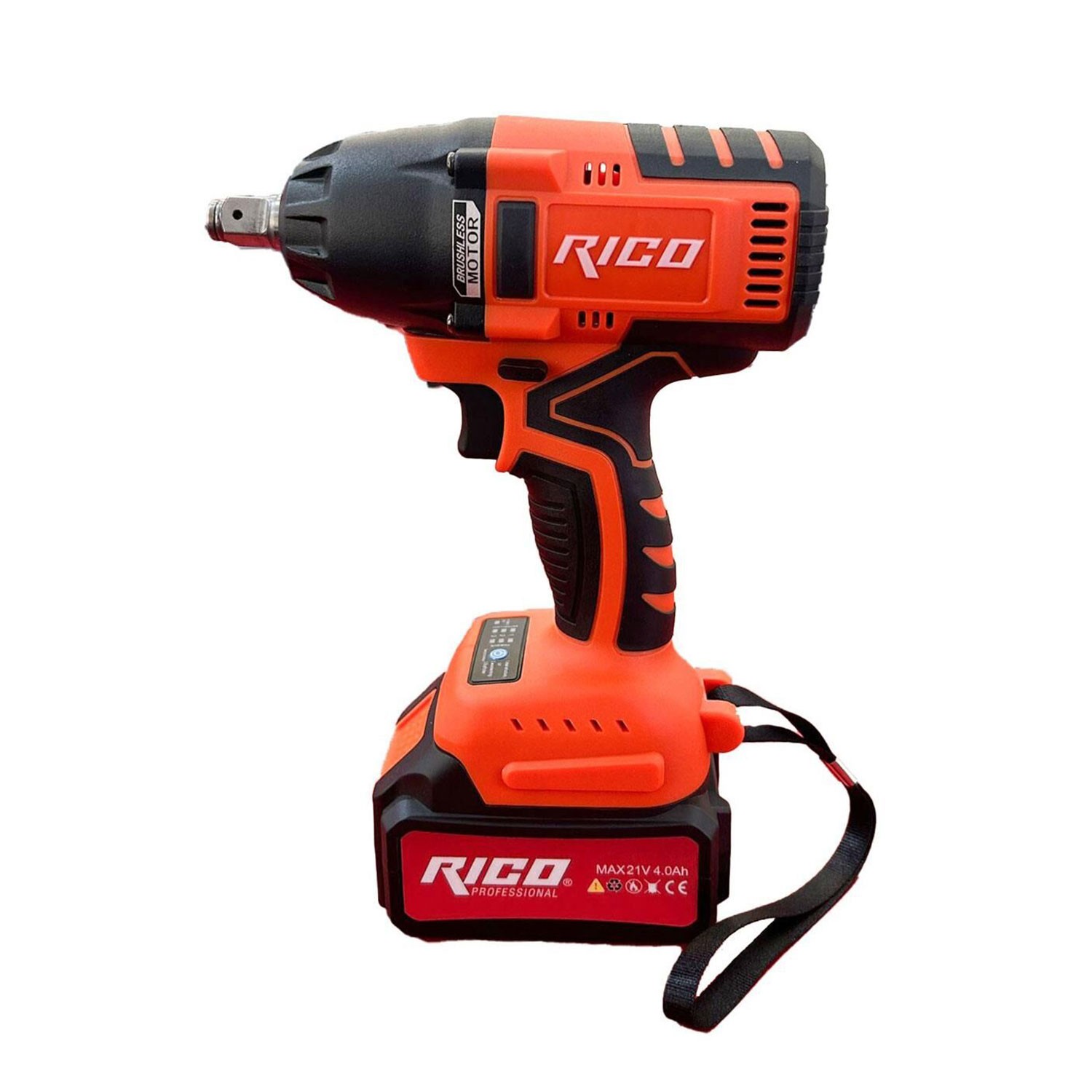 Rico 028-RE0007 21V Kömürsüz Şarjlı Somun Sıkma Makinesi 650 Nm Lastik Teker Bijon Sökme Tabanca