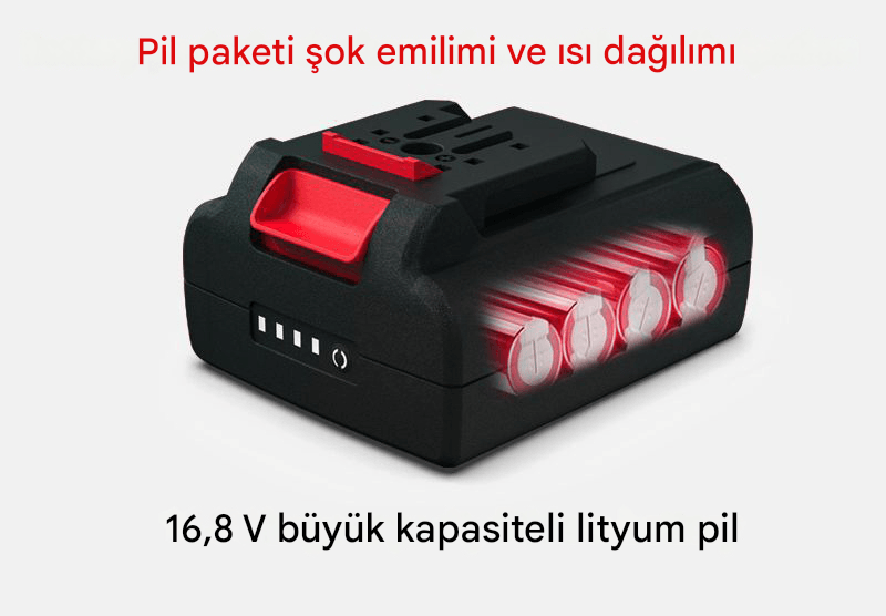 123 Mm Dijital Şarjlı Fayans Vibratörü Vibratoru Makine Aracı Cihaz Lithium Titreşim Döşeme Seramik