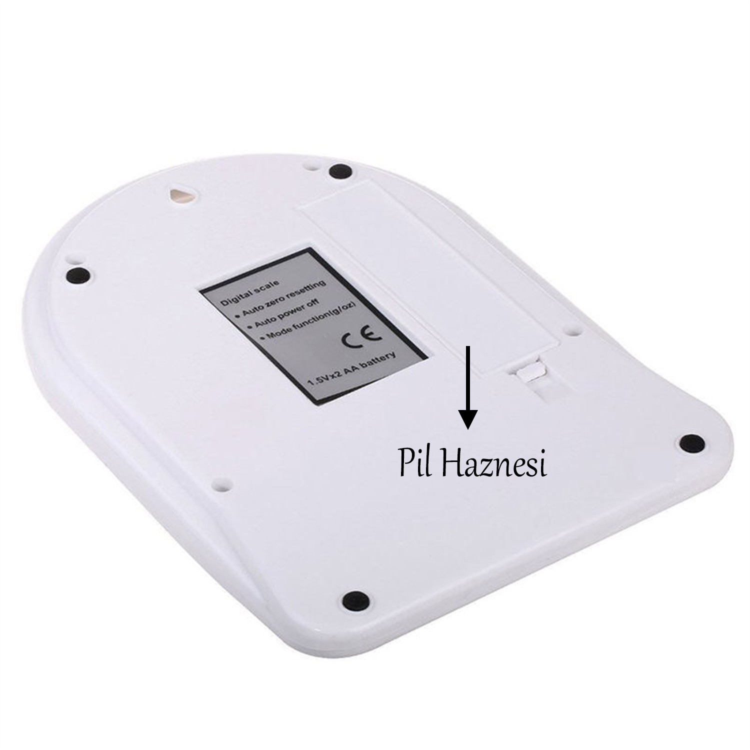 Plastik Dijital Hassas Terazi LCD Ekran Pilli Maksimum 10 kg Tartım Mutfak Tartısı Ölçüm Pil Dahil