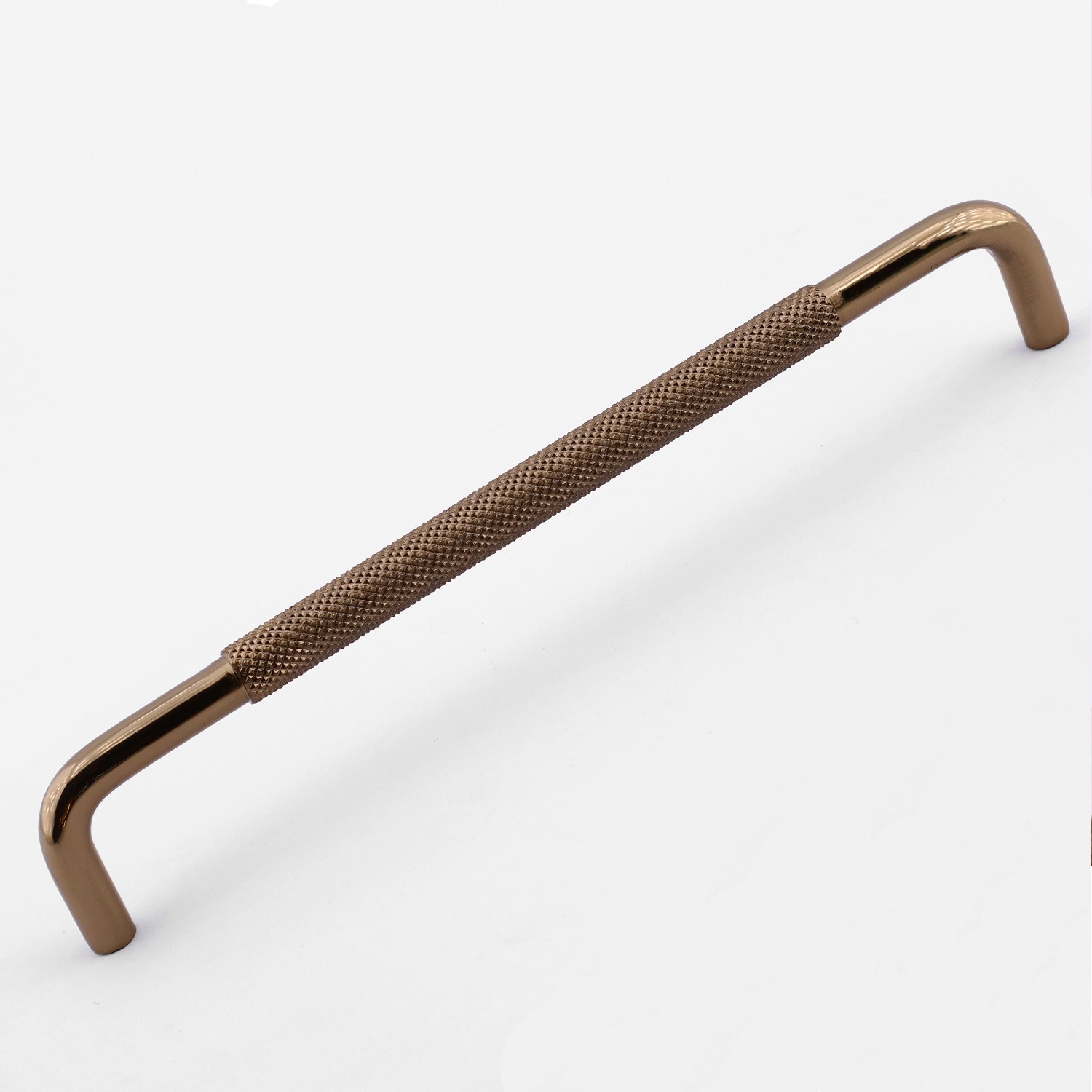 Tırtıklı Bronz Metal Kulp 224 mm 22.4 cm Mobilya Çekmece Dolap Dolabı Modern Kapak Kulpları