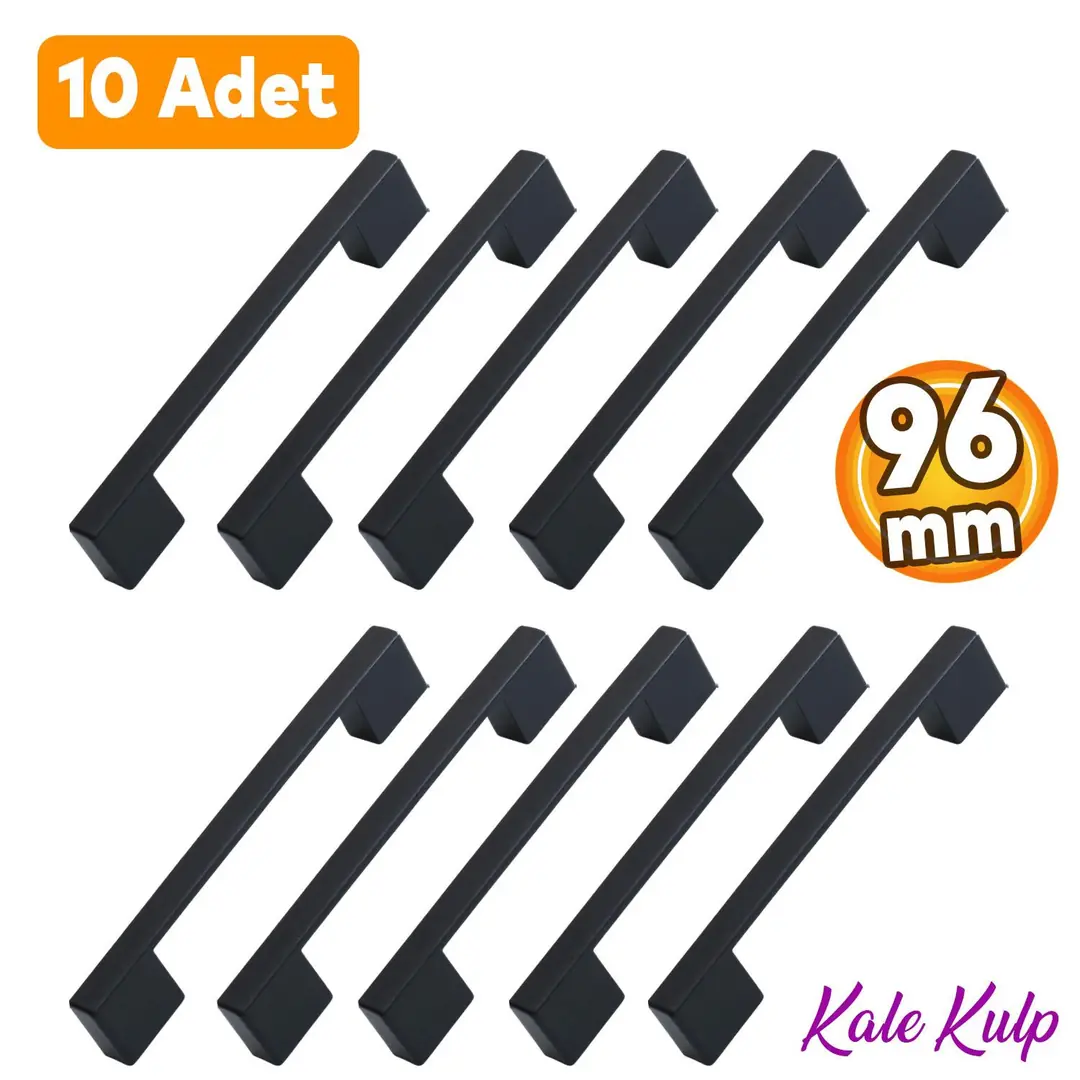 Kale Kulp 96 mm Siyah Metal Mobilya Mutfak Çekmece Dolap Dolabı Kapak ...