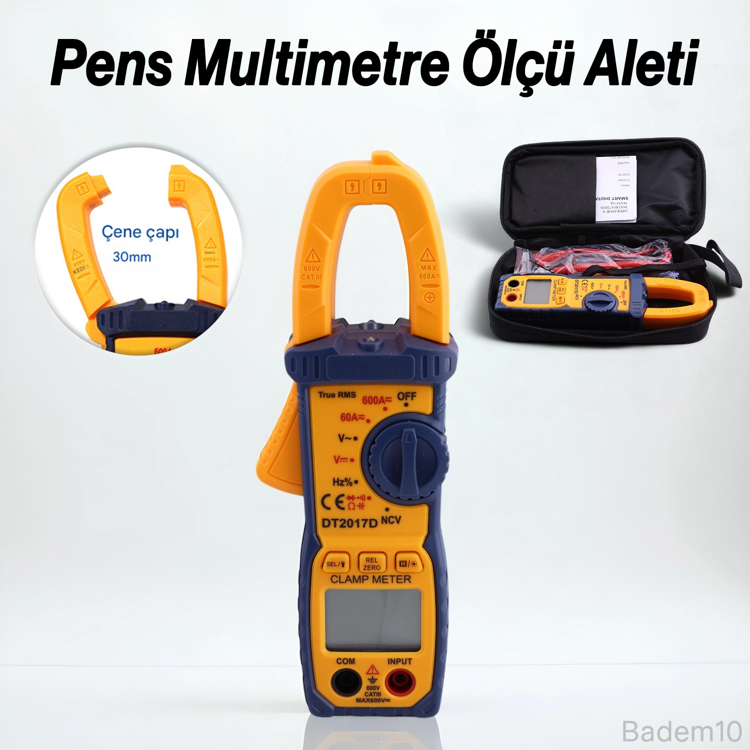 600V Pens Multimetre DC AC Dijital Ölçü Aleti Gerilim Direnç Ampermetre Elektrik Ölçüm Akım Cihazı