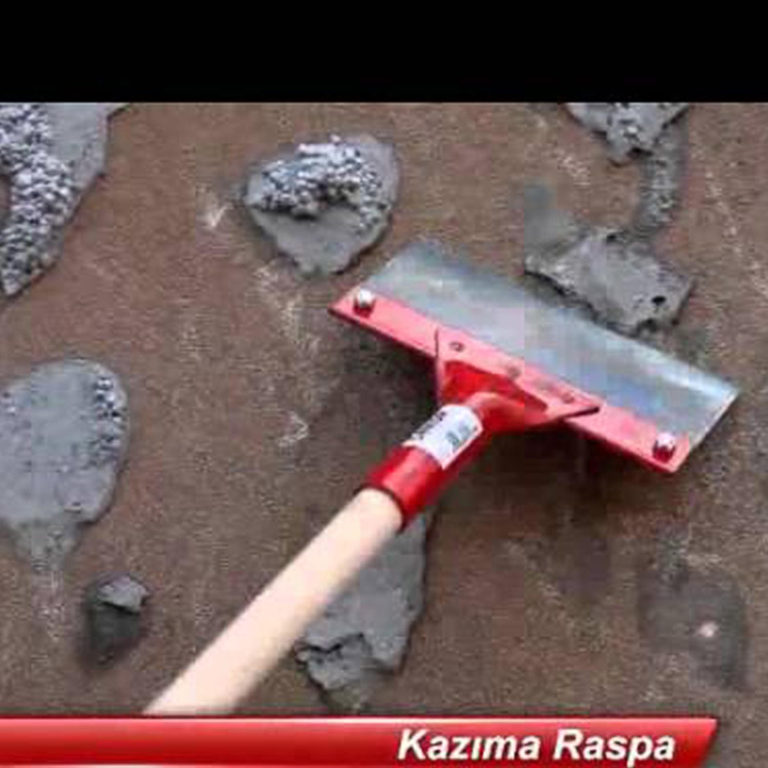 Kazıma Sıyırma Raspası Metal Saplı Çelik 30 cm Spatula İnşaat Duvar Harç Parke Zemin Temizlleme