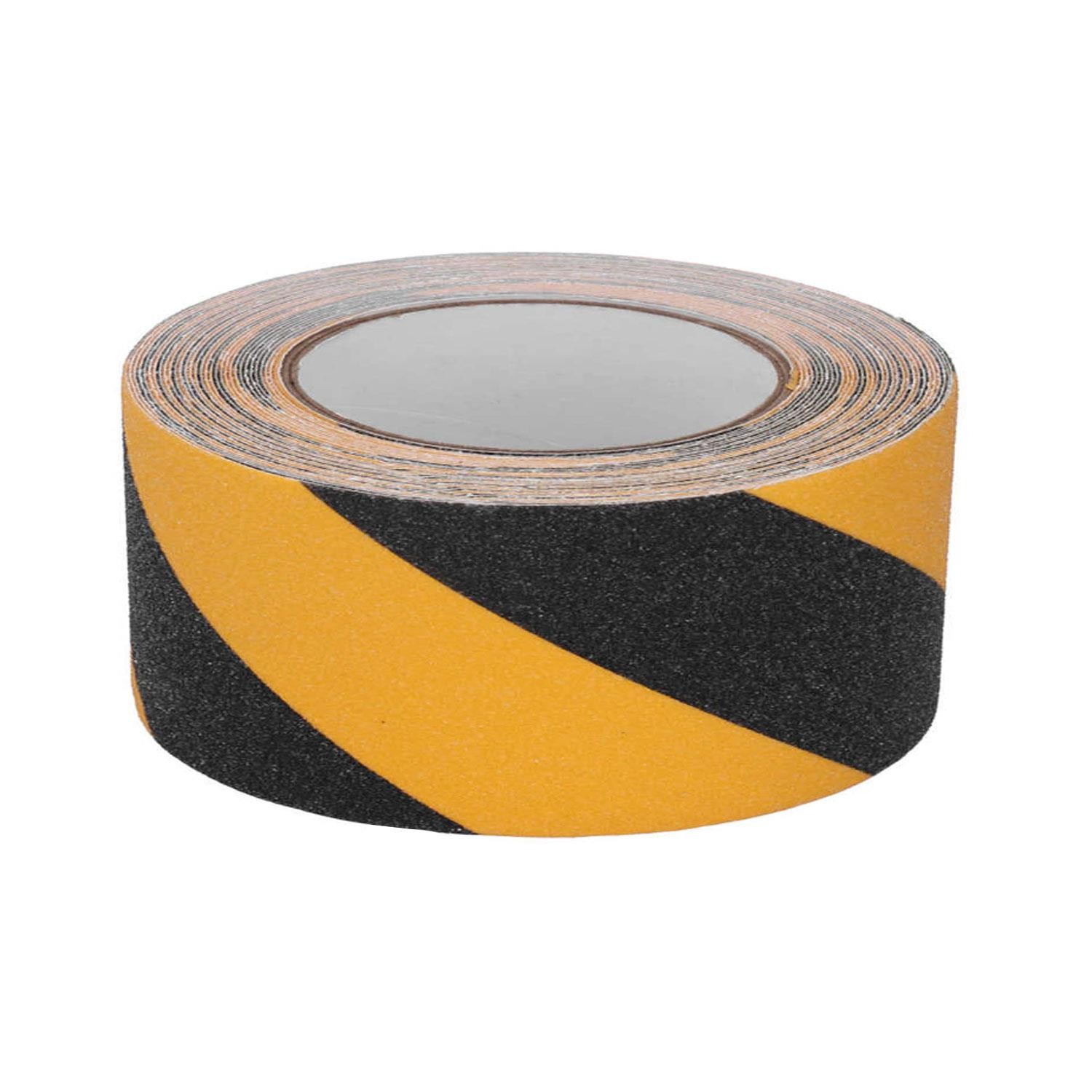 Bondit Merdiven Zemin Kaydırmaz Bant Kaymaz Bant Sarı Siyah 50 mm x 15 Mt