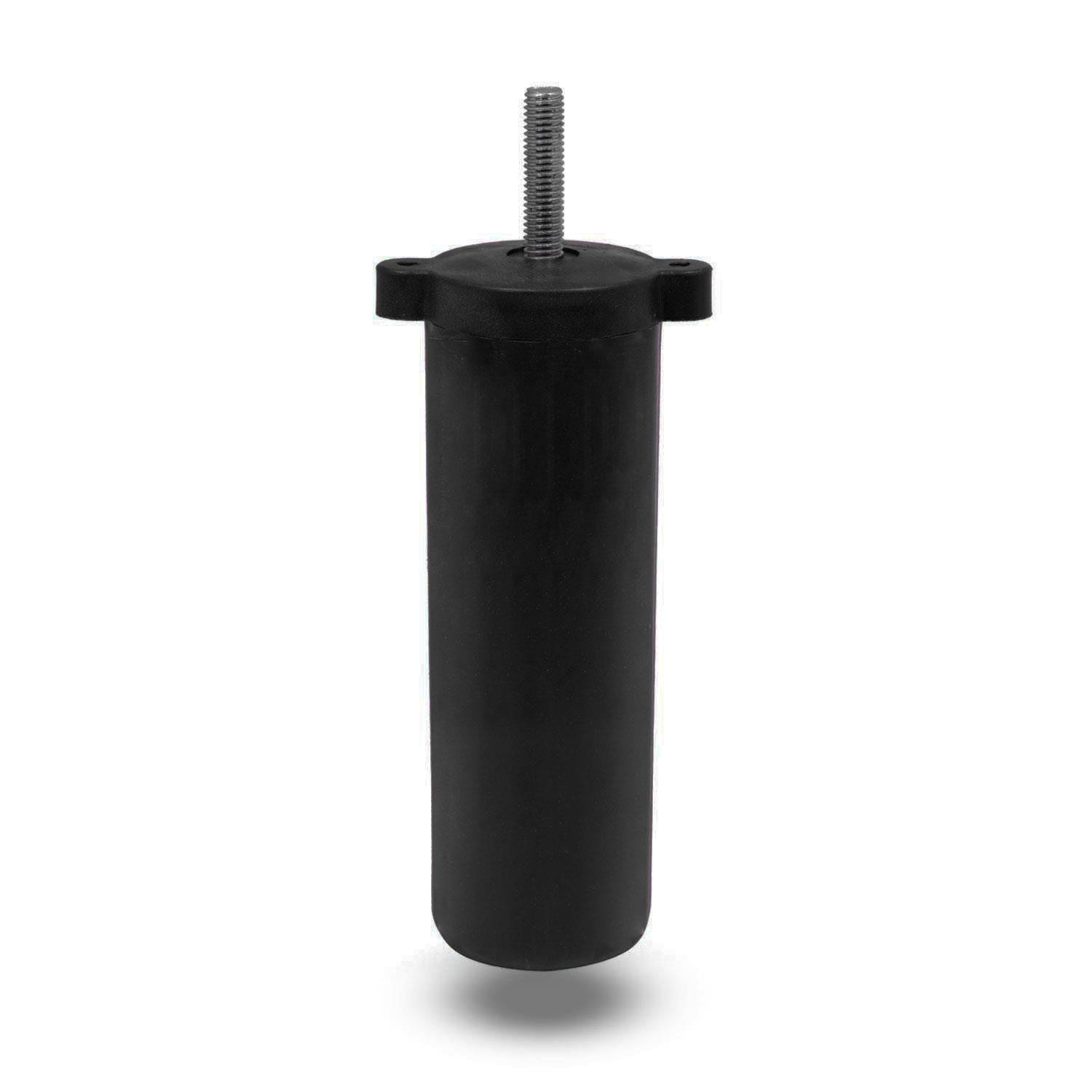 Kanepe Baza Koltuk Destek Ayağı M8 Civata Ayarlı Siyah Ayak 14 cm (4 ADET)