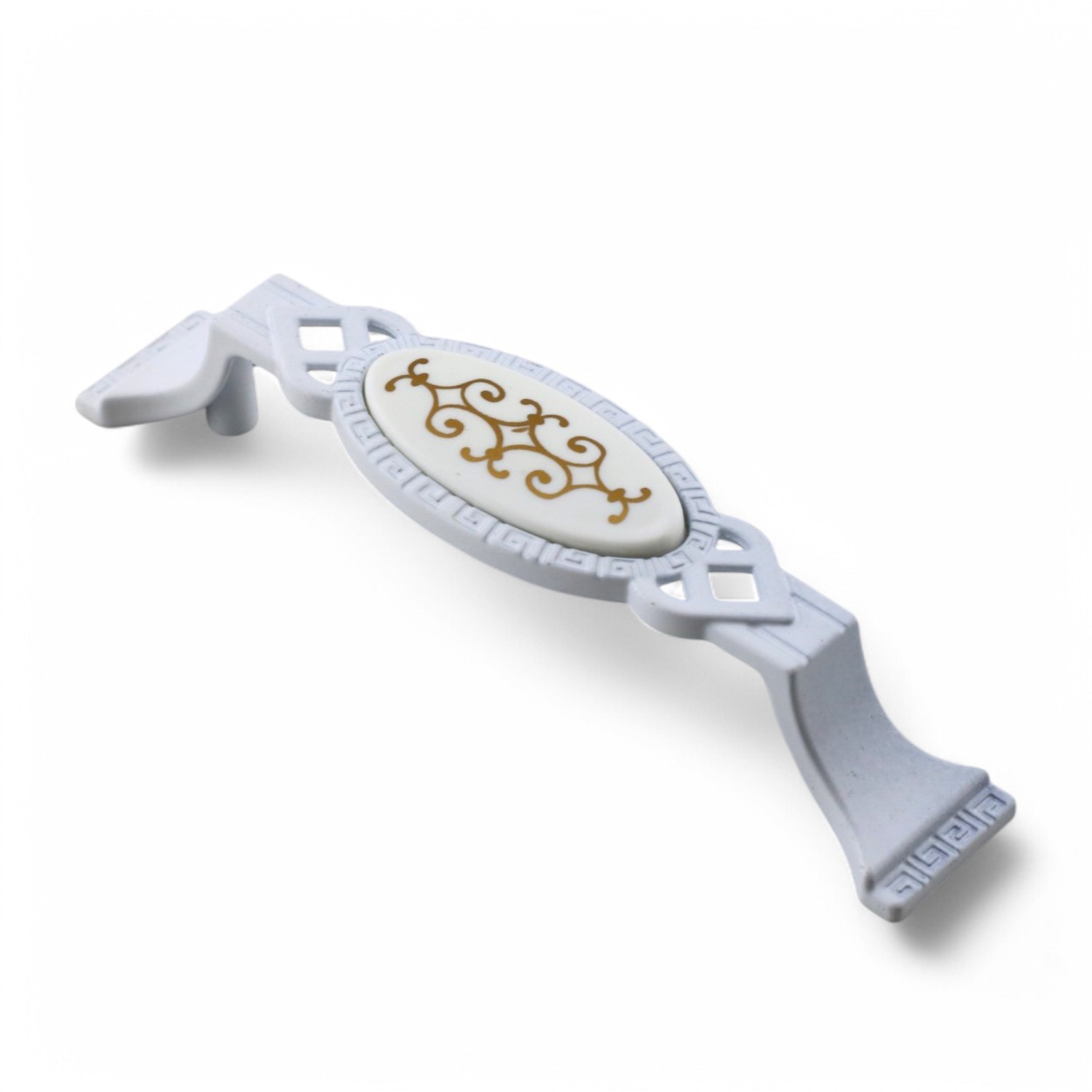 Palmira Mobilya Mutfak Dolabı Çekmece Dolap Kapak Kulpu Kulbu Beyaz (96 MM-9.6 CM) Metal Kulpları