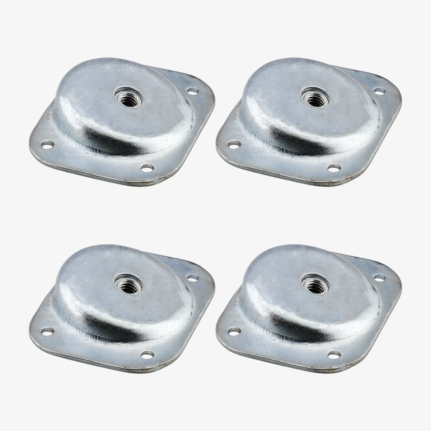 Açılı Metal 4lü Set Mobilya Ayak Bağlantı Aparatı M8 Civatalı Sehpa Masa Ayağı Tabanı Montaj Aparatı