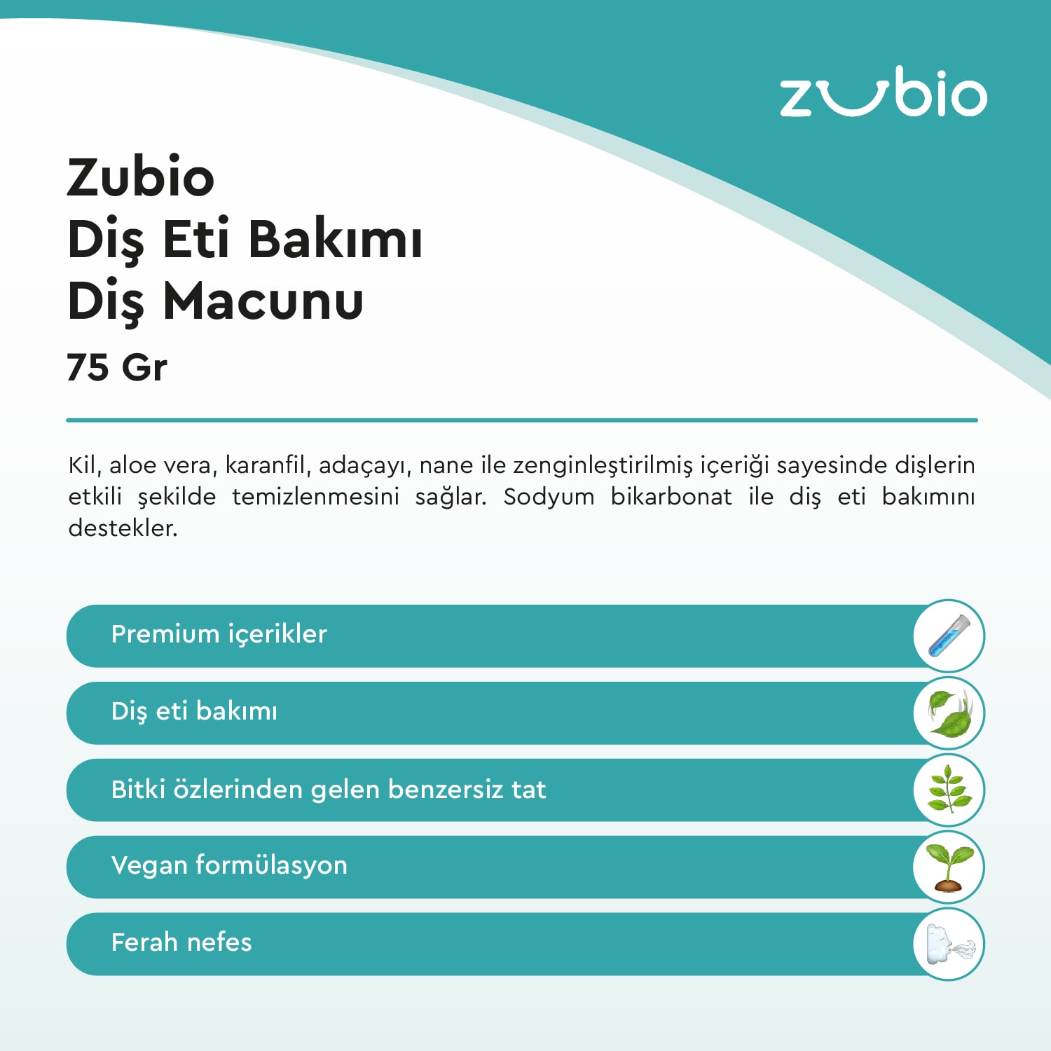 Zubio Diş Eti Bakımı Diş Macunu