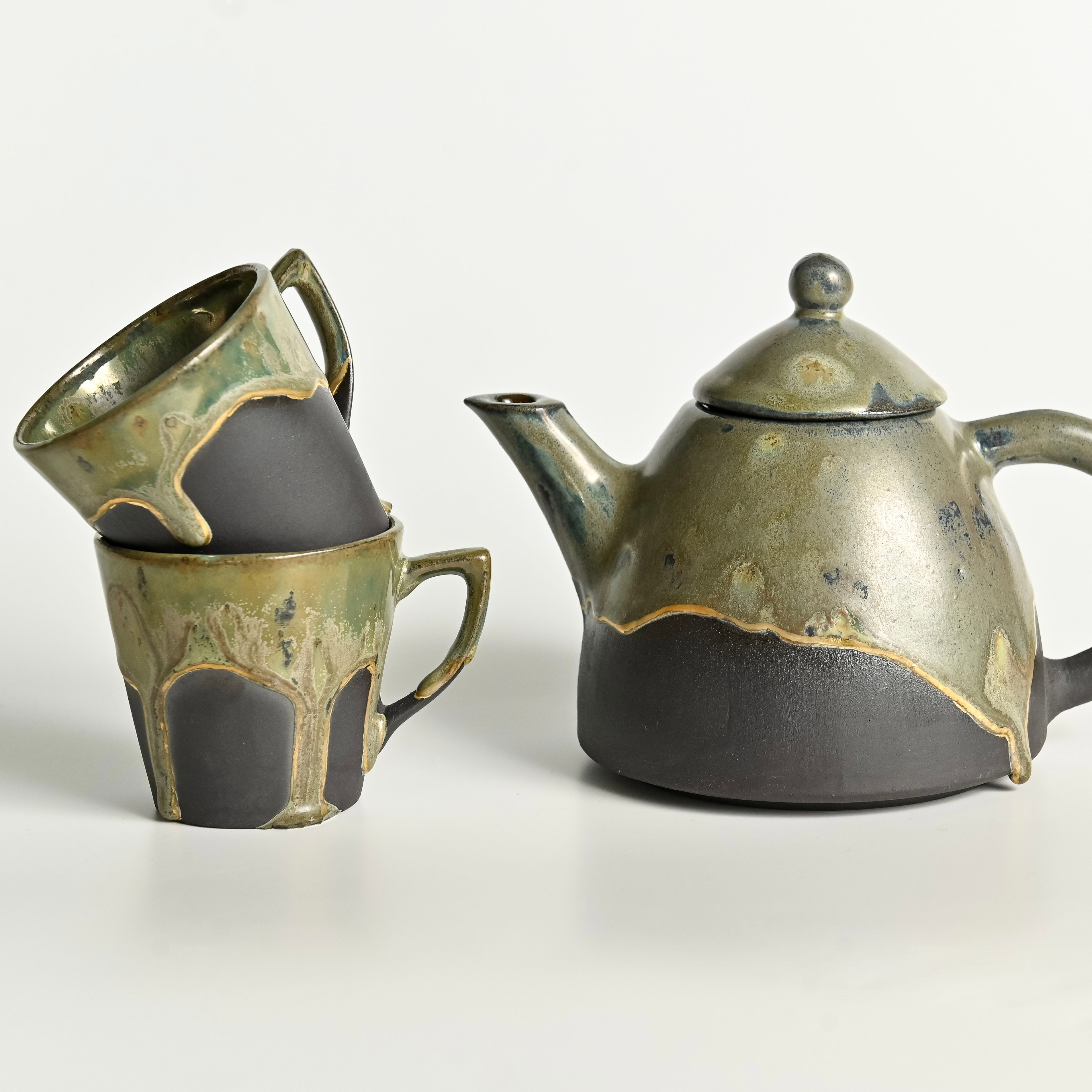 Black Stoneware - Green