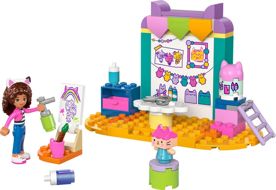 Lego Gabby's Dollhouse Karton Yavru Kedi ile El Sanatları