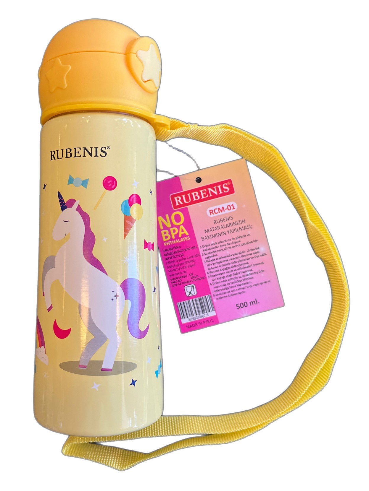 Unicorn Çelik Matara 500 ml