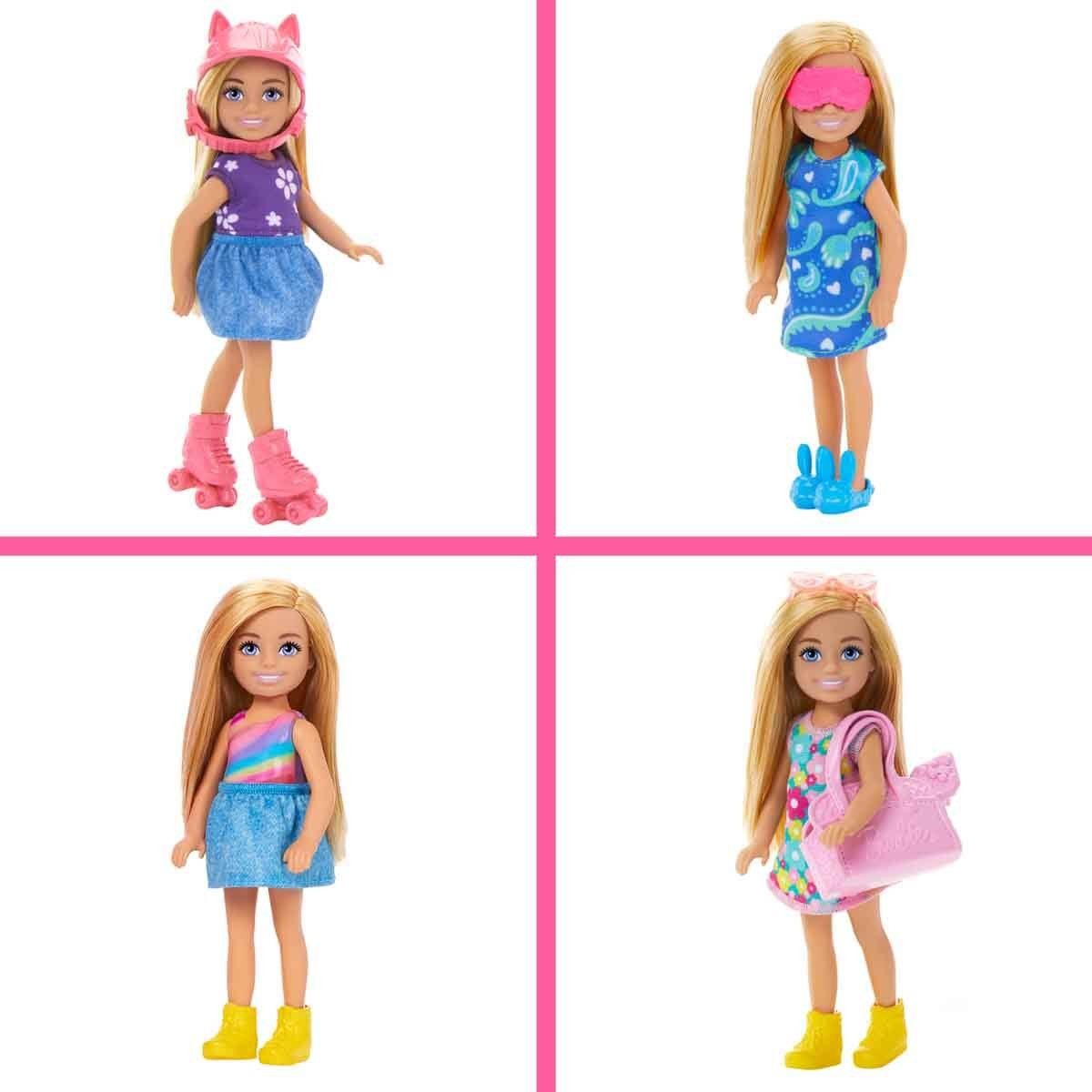Barbie Chelsea Bebek ve Oyun Seti HXN03 Giysi Dolabı ve Aksesuarlar