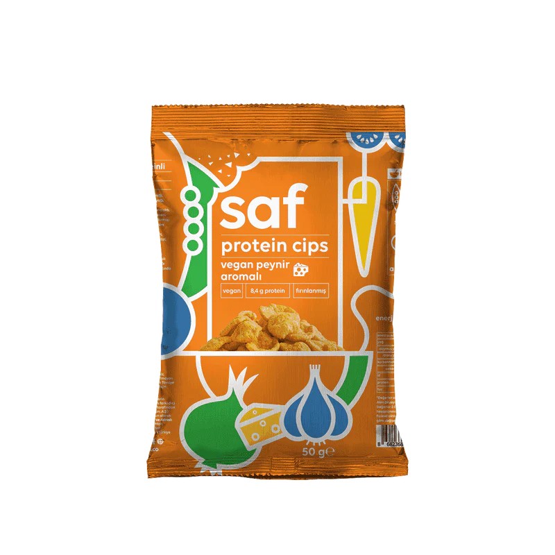 Saf Vegan Peynir Aromalı Proteinli Cips