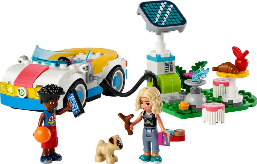 Lego Friends Elektrikli Araba ve Şarj İstasyonu